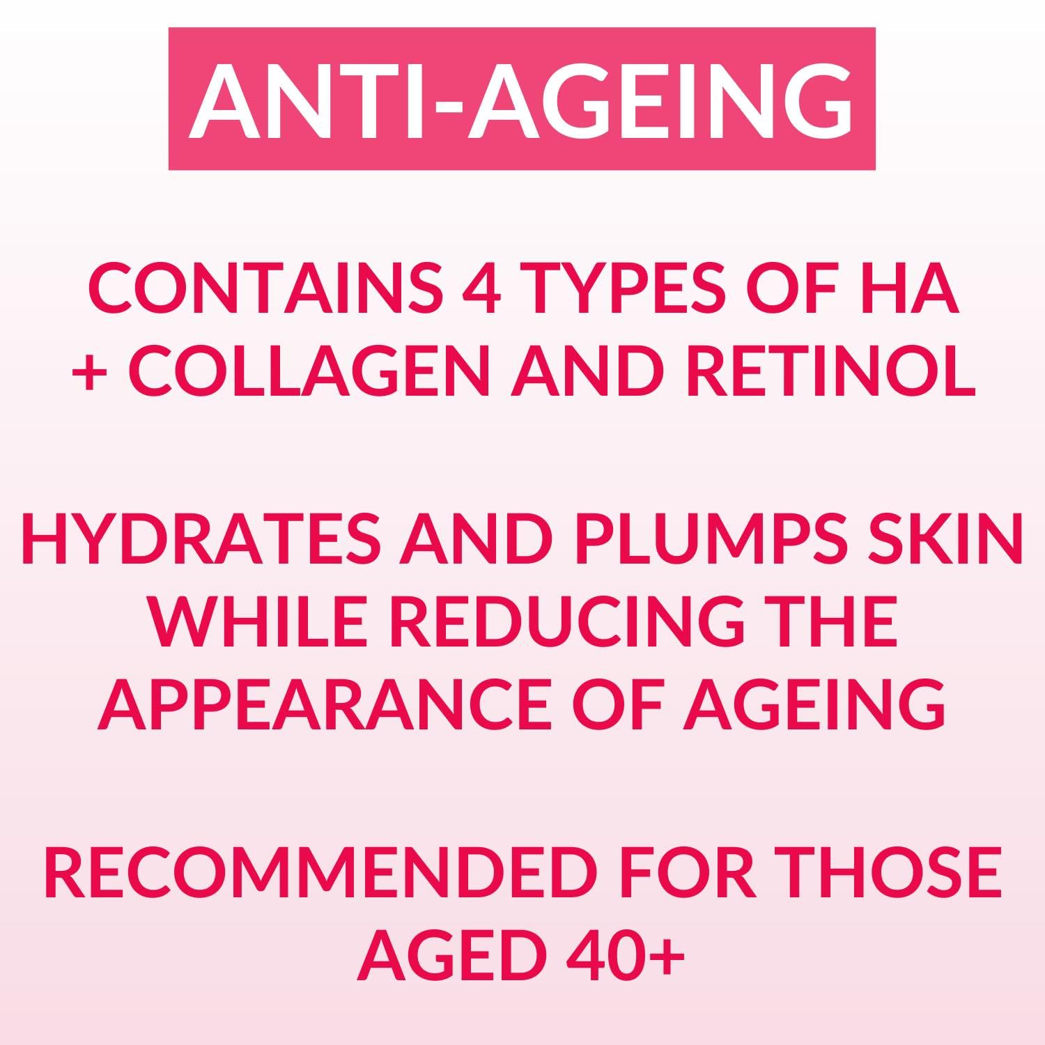 Hada Labo Tokyo - Anti-Ageing Super Hydrator Lotion mit Super-Hyaluronsäure, Kollagen &amp; Retinol, für Frauen ab 40 Jahren, 150 ml Flasche (1 Stück) 4