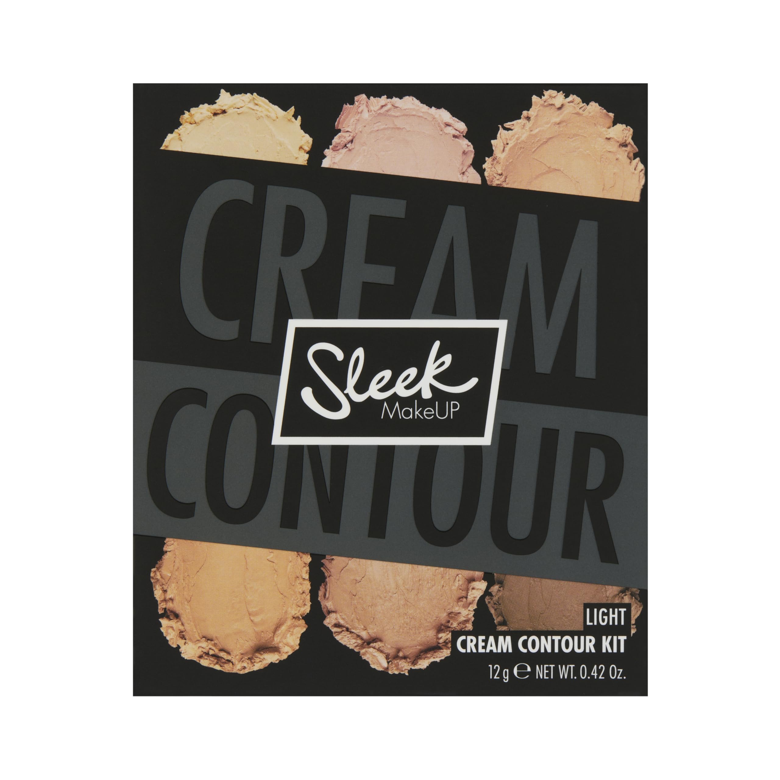 Sleek MakeUP Cream Contour Kit - 6 Blendable Shades for Sculpting and Defining