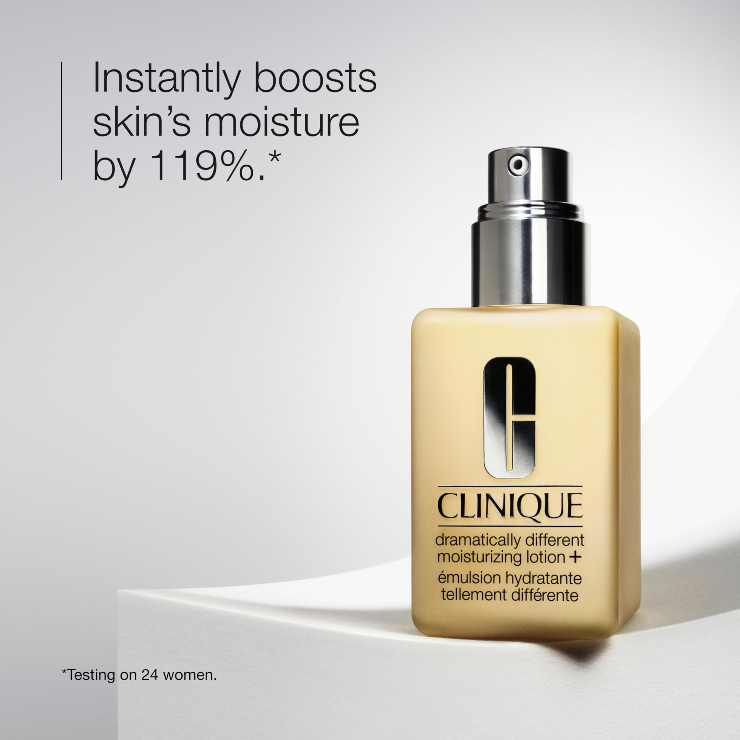Clinique Dramatically Different Daily Moisturizing Lotion+ for Dry to Dry Combination Skin with Glycerin & Urea