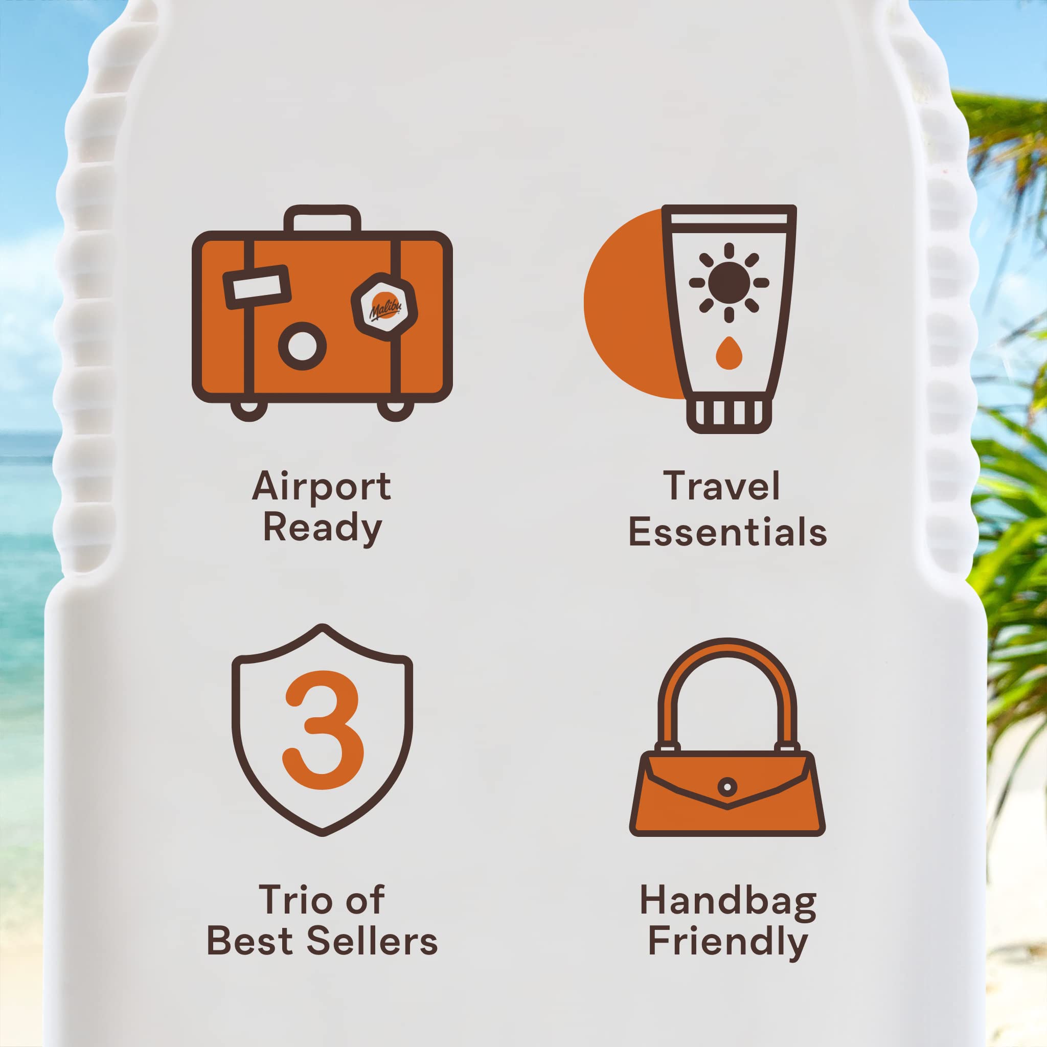 Malibu Sun Travel Essentials: SPF 15 & 20 Sun Cream Protection with Aloe Vera Aftersun 4