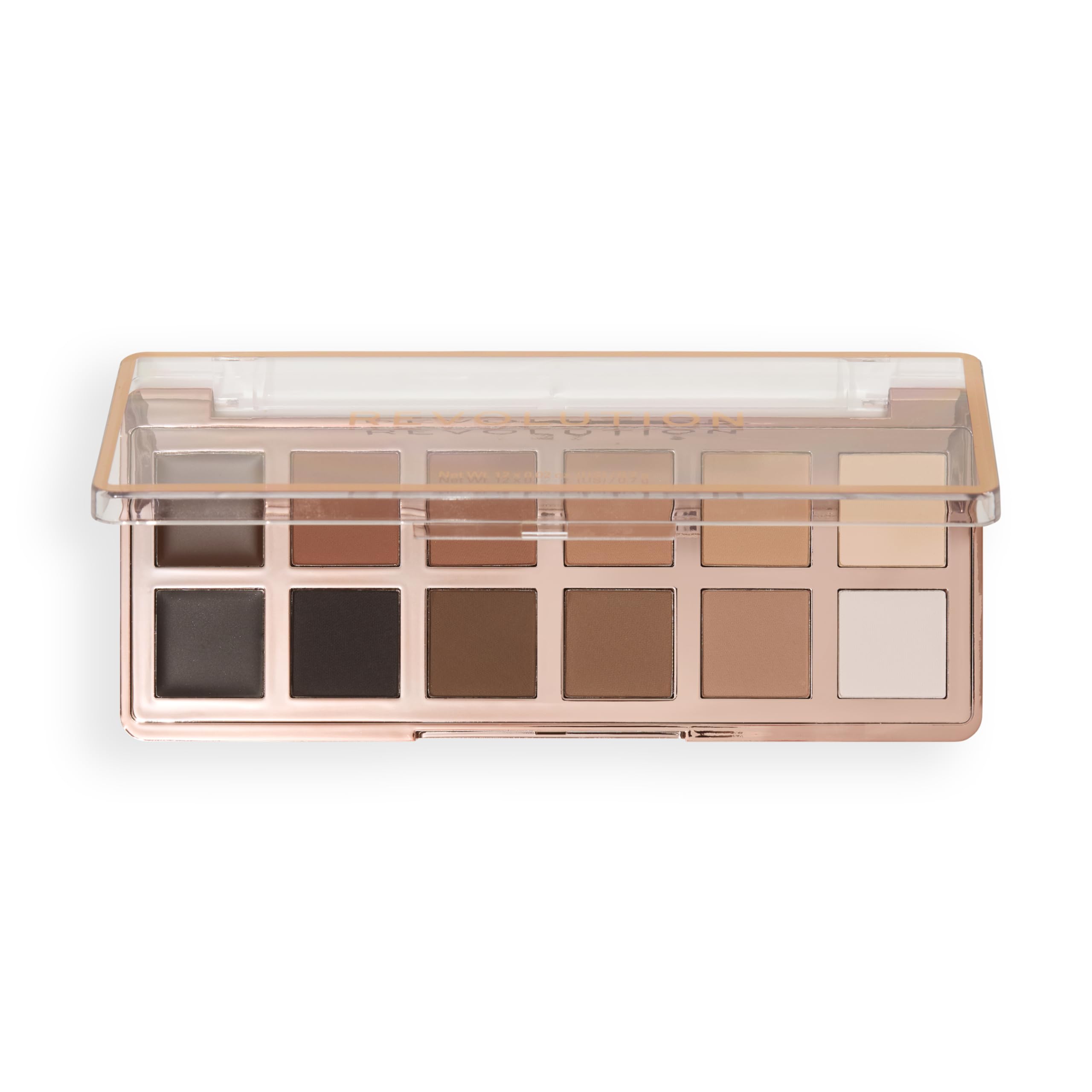 Revolution The Master Icon Matte Nudes Eyeshadow Palette - 12 High-Impact Vegan Shades 3