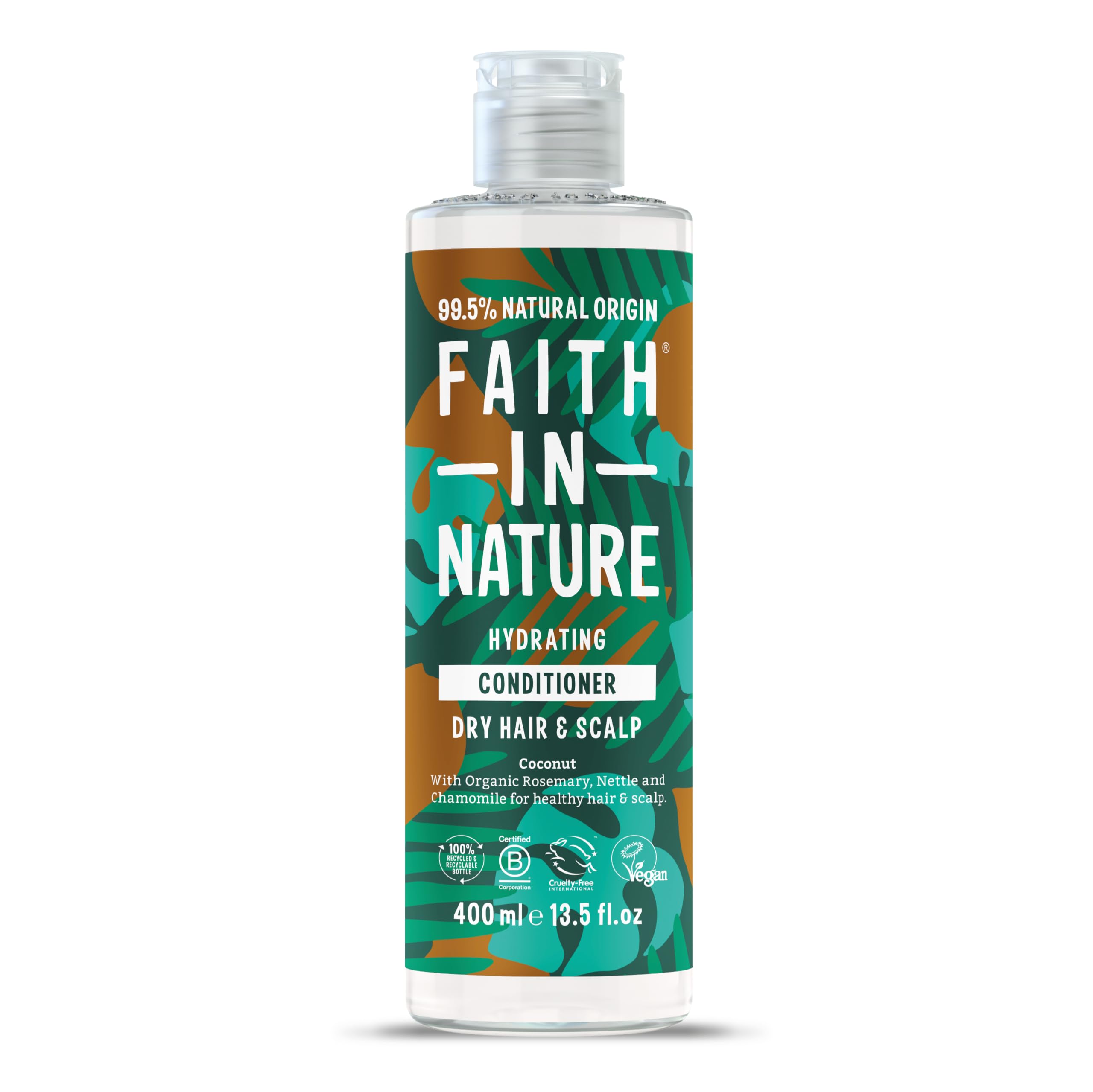 Faith In Nature Coconut Conditioner for Normal to Dry Hair, Hydrating, Vegan (400 ml)