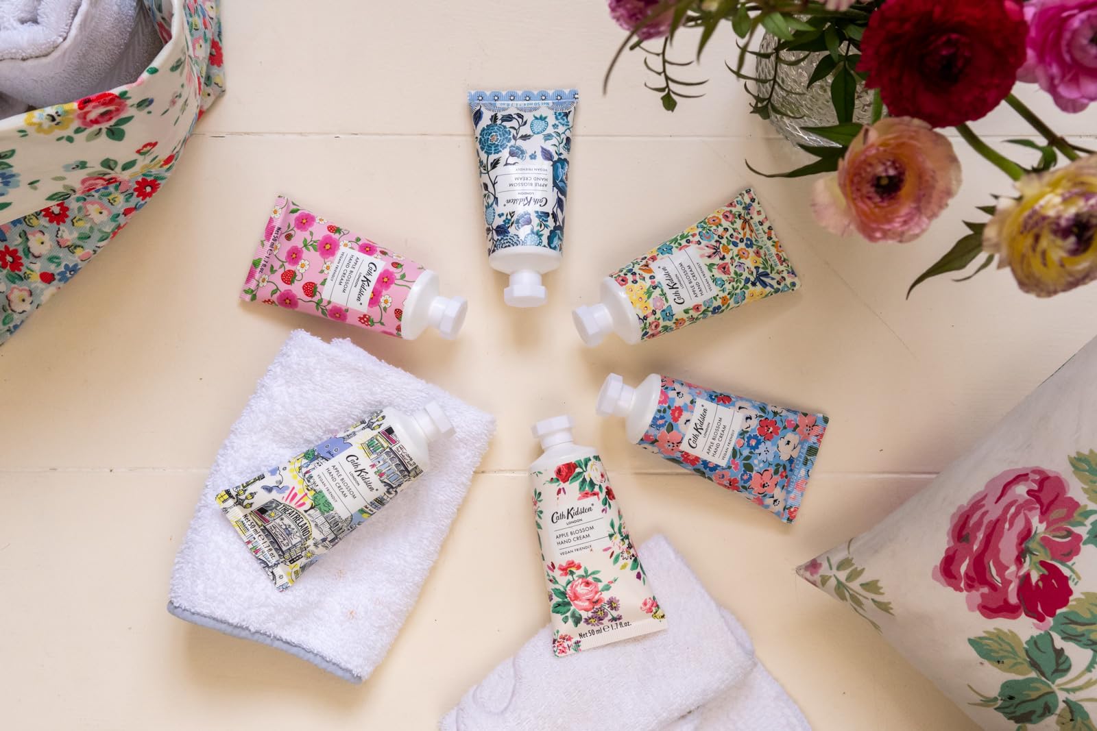 Cath Kidston Hand Cream 50ml with Shea Butter, Vitamin E, and Apple Blossom Scent 5