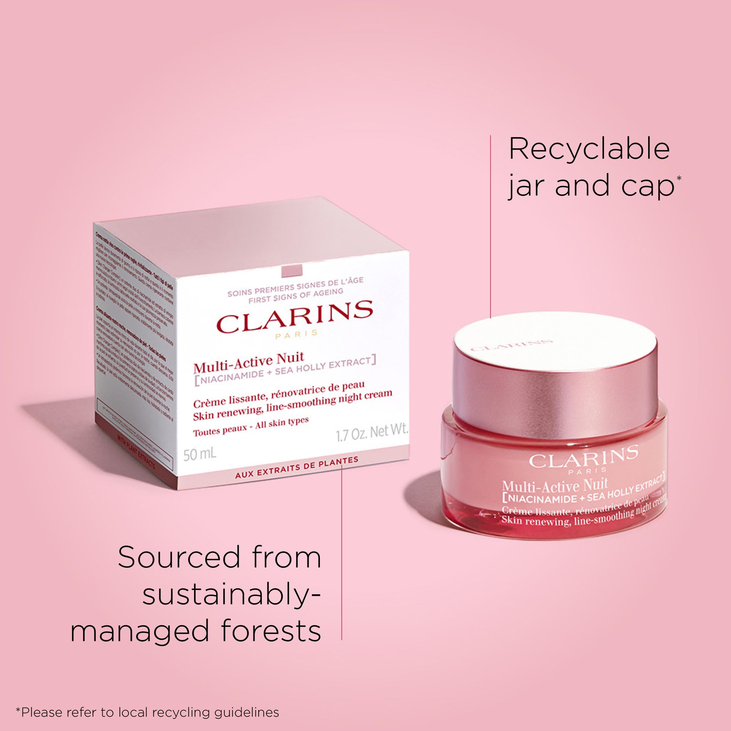 CLARINS Multi-Active Night Cream for All Skin Types, 50ml 8