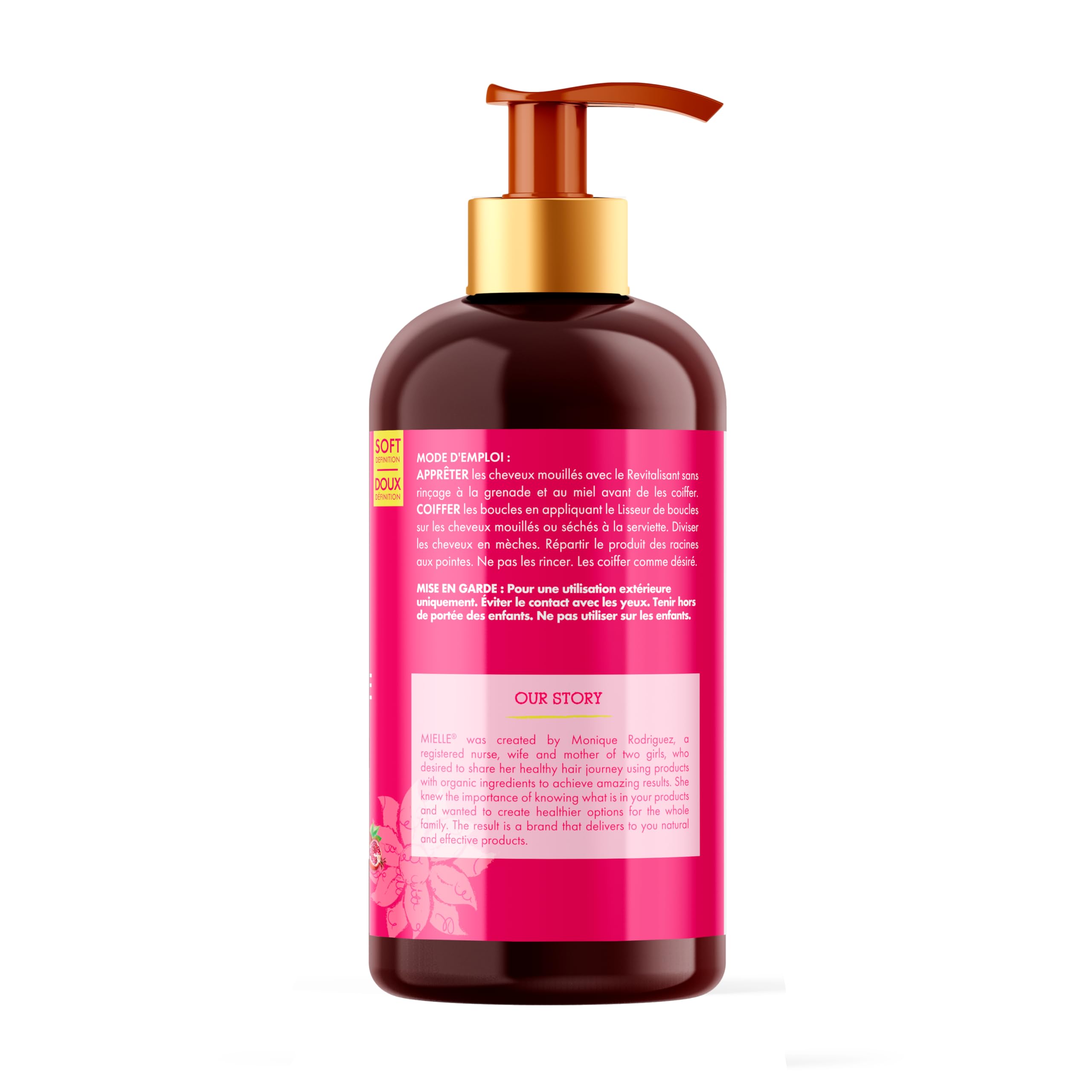 Mielle Pomegranate & Honey Curl Enhancing Smoothie for Type 4 Curly & Coily Hair, 355 ml