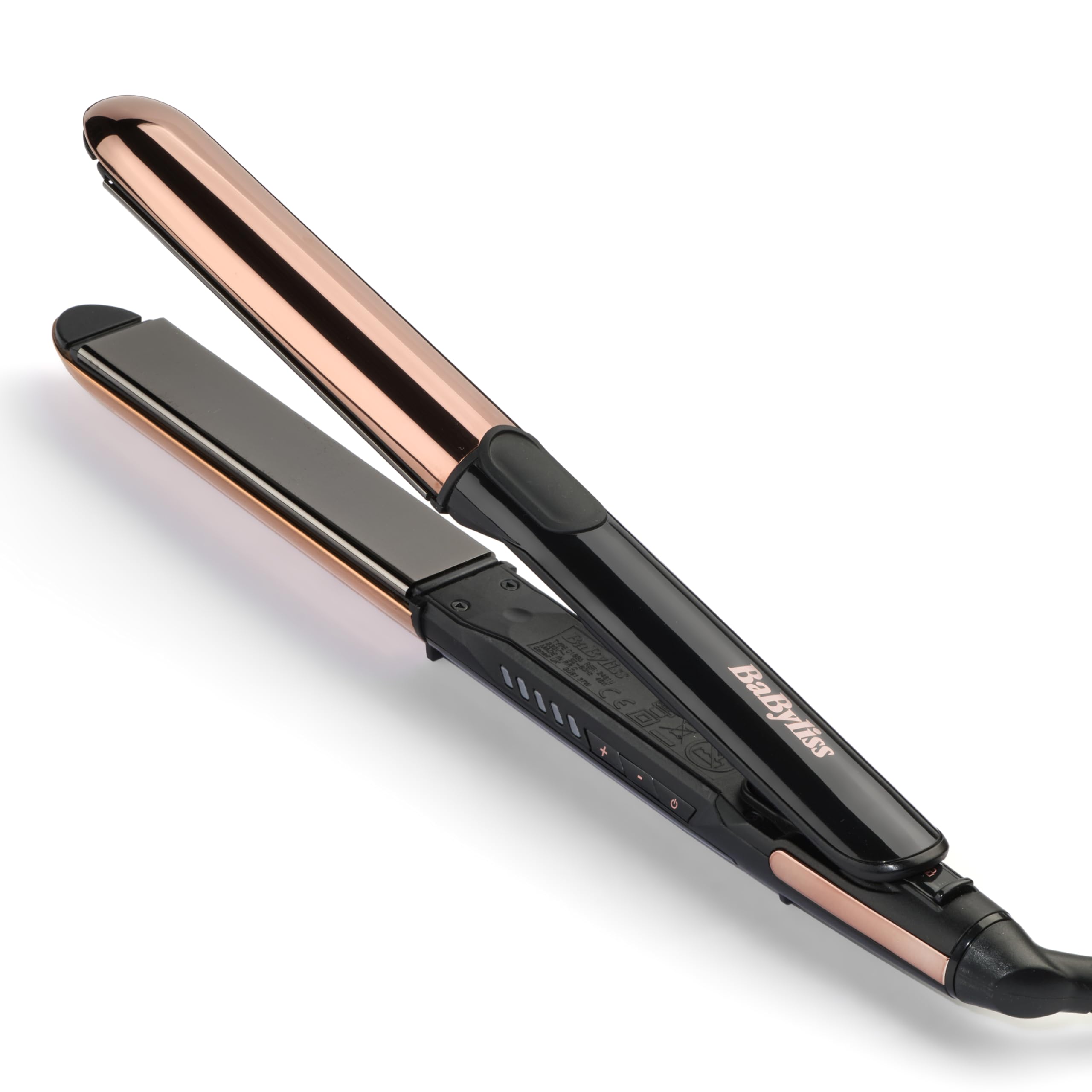 BaByliss Straight and Curl Brilliance Haarglätter - Gebogenes Metalldesign
