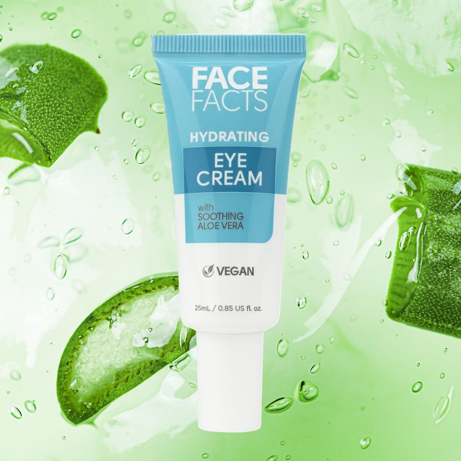Face Facts Feuchtigkeitsspendende Augencreme mit Aloe Vera zur Reduzierung von Schwellungen | 25 ml 4
