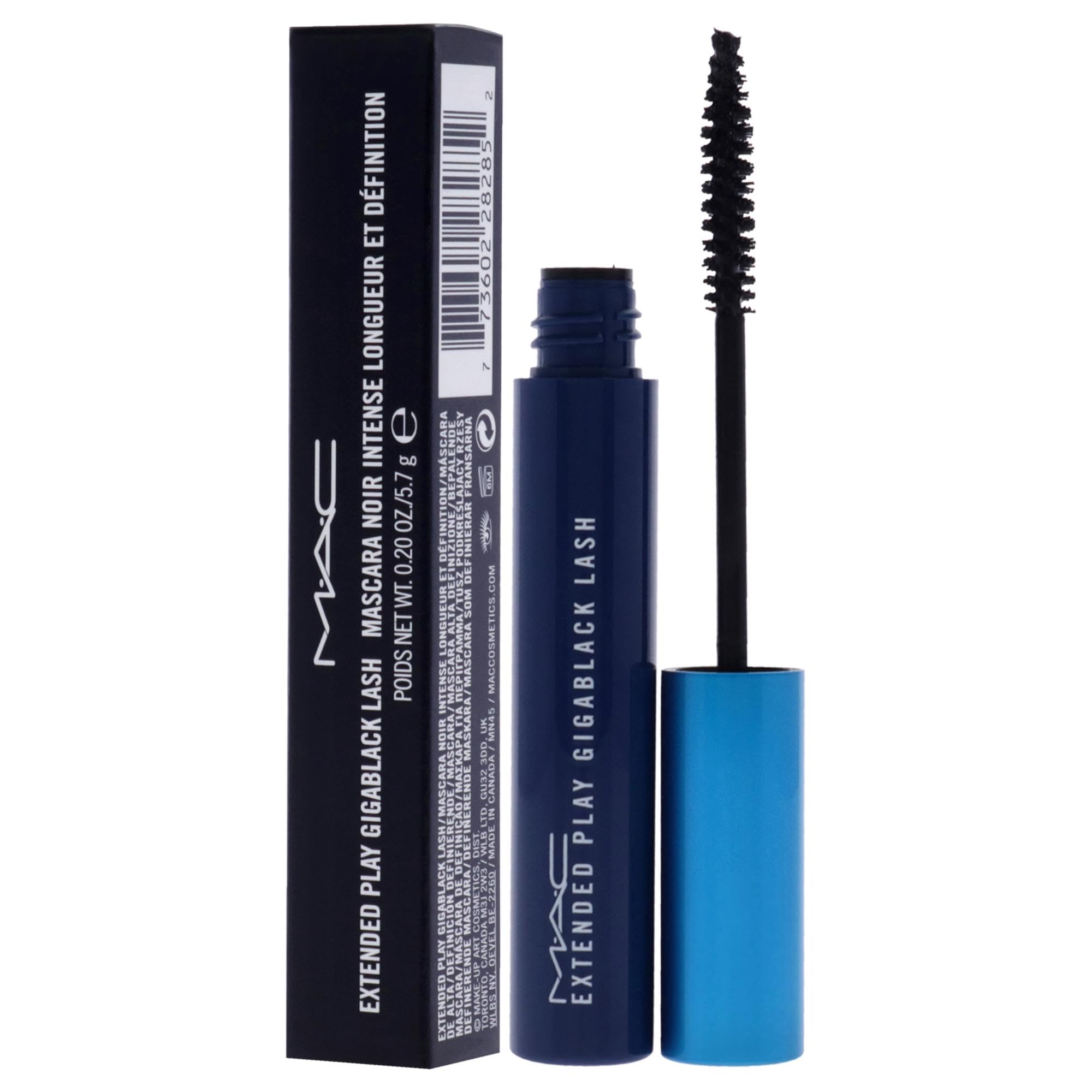 MAC Extended Play Gigablack Lash Mascara 5.7g - Smudge-Proof, Long-Wearing Formula 4