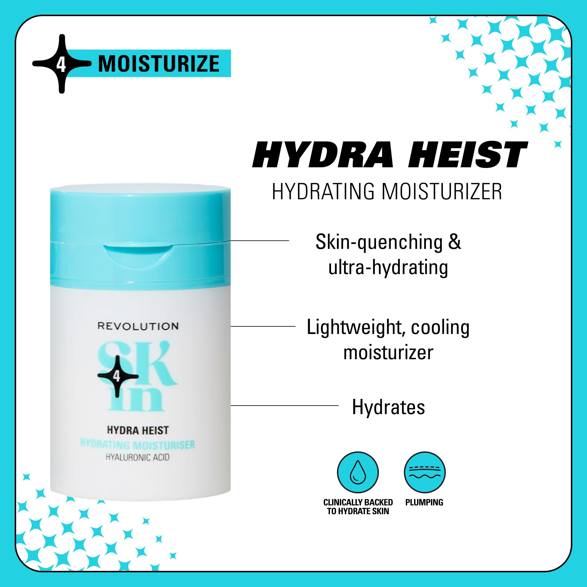 Revolution Skincare Hydra Heist Hyaluronic Acid Hydrating Moisturiser