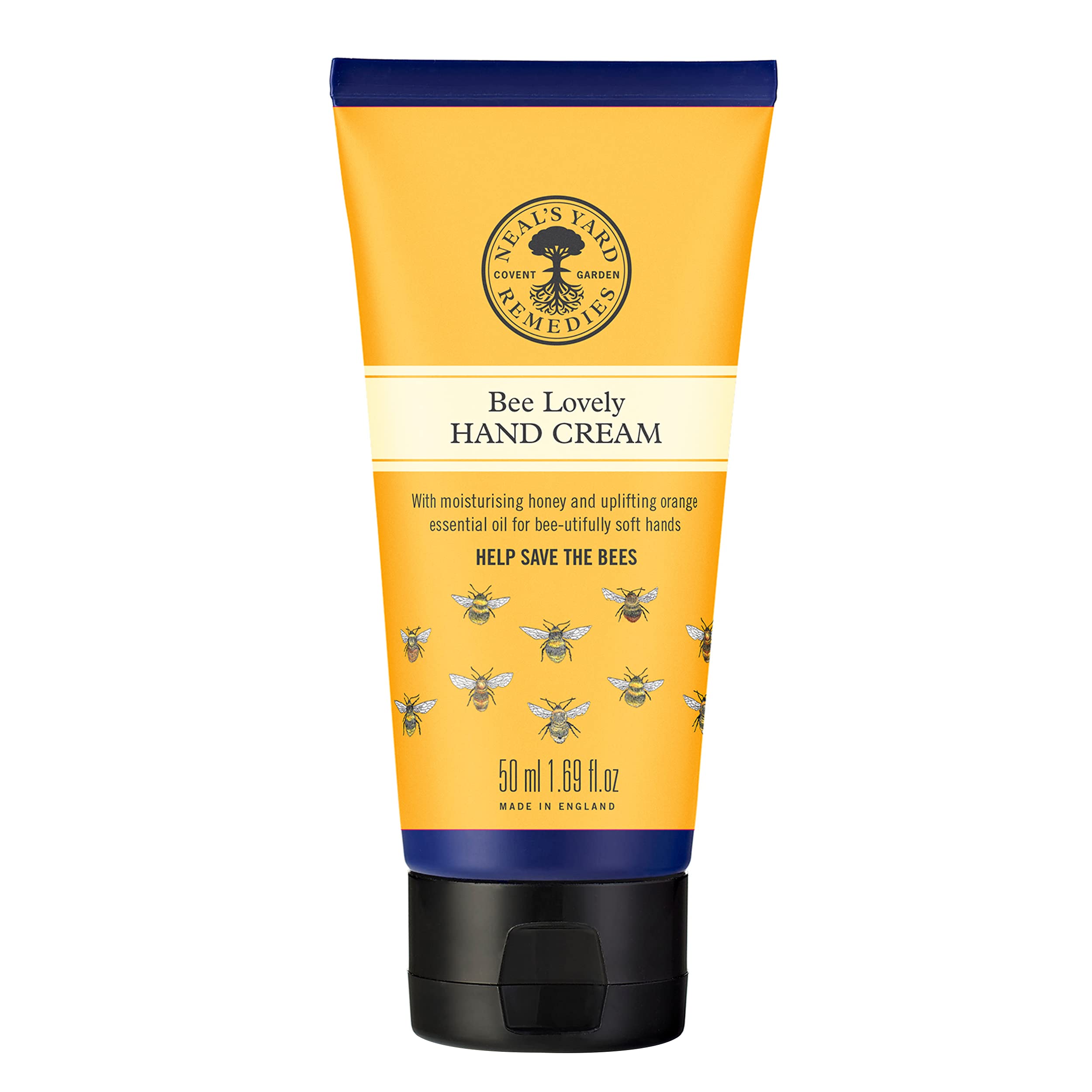 Neal's Yard Remedies Bee Lovely Hand Cream 50ml - Nourishing Organic Honey & Orange Oil