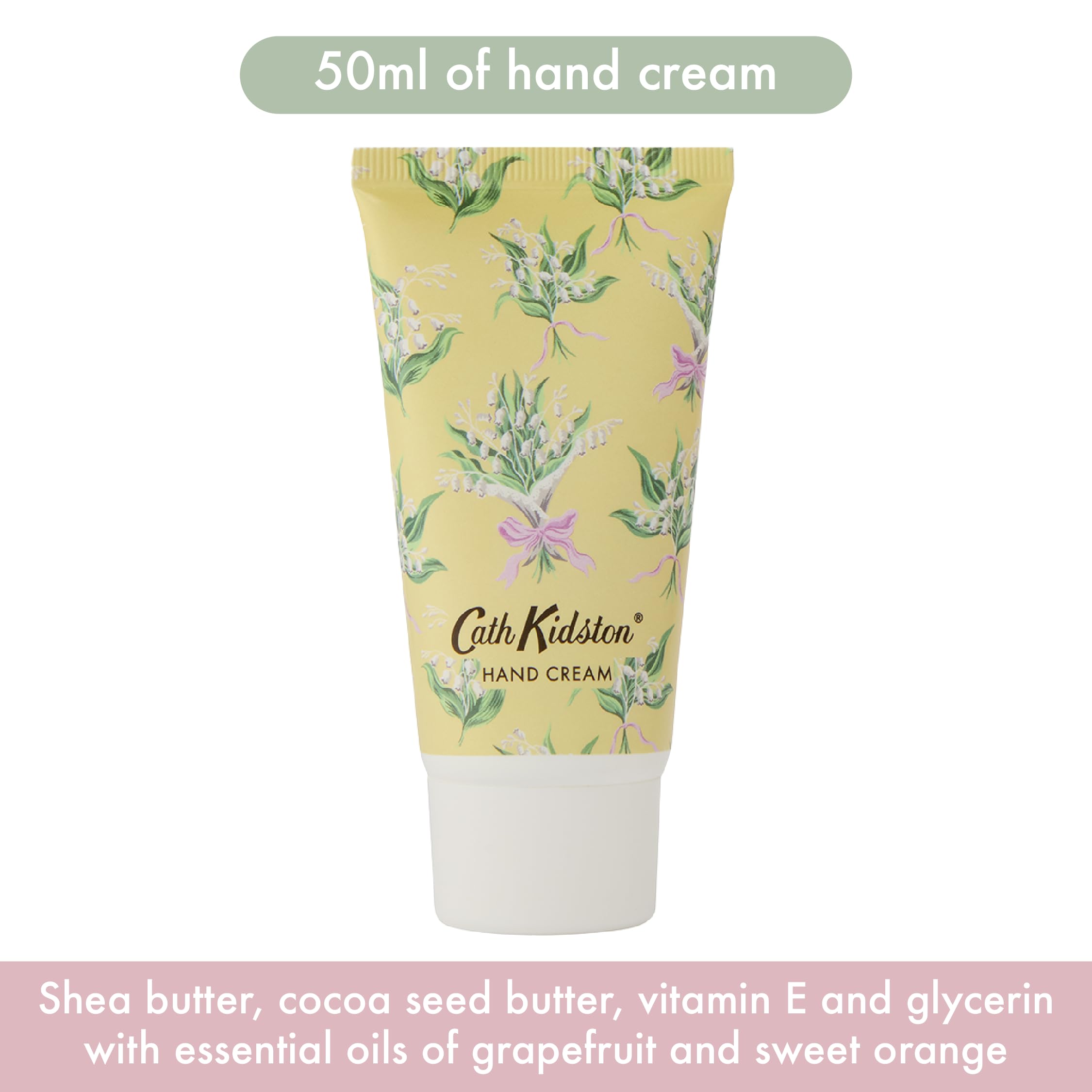 Cath Kidston Hand Cream & Coconut Lip Balm Gift Set in Rose Print Mini Handbag 4