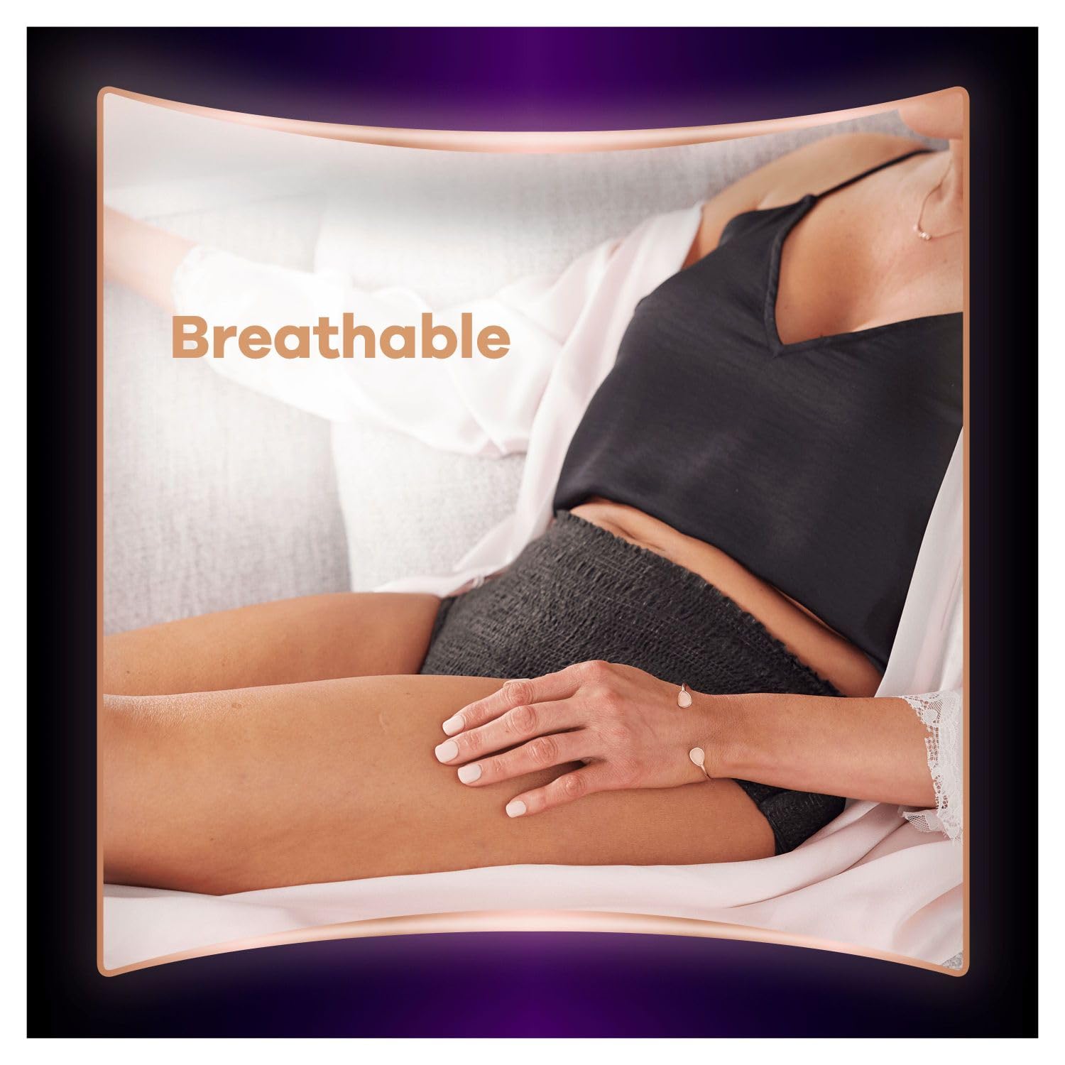 Always Discreet Boutique Incontinence Pants Plus L Black for Women (Pack of 8) 6