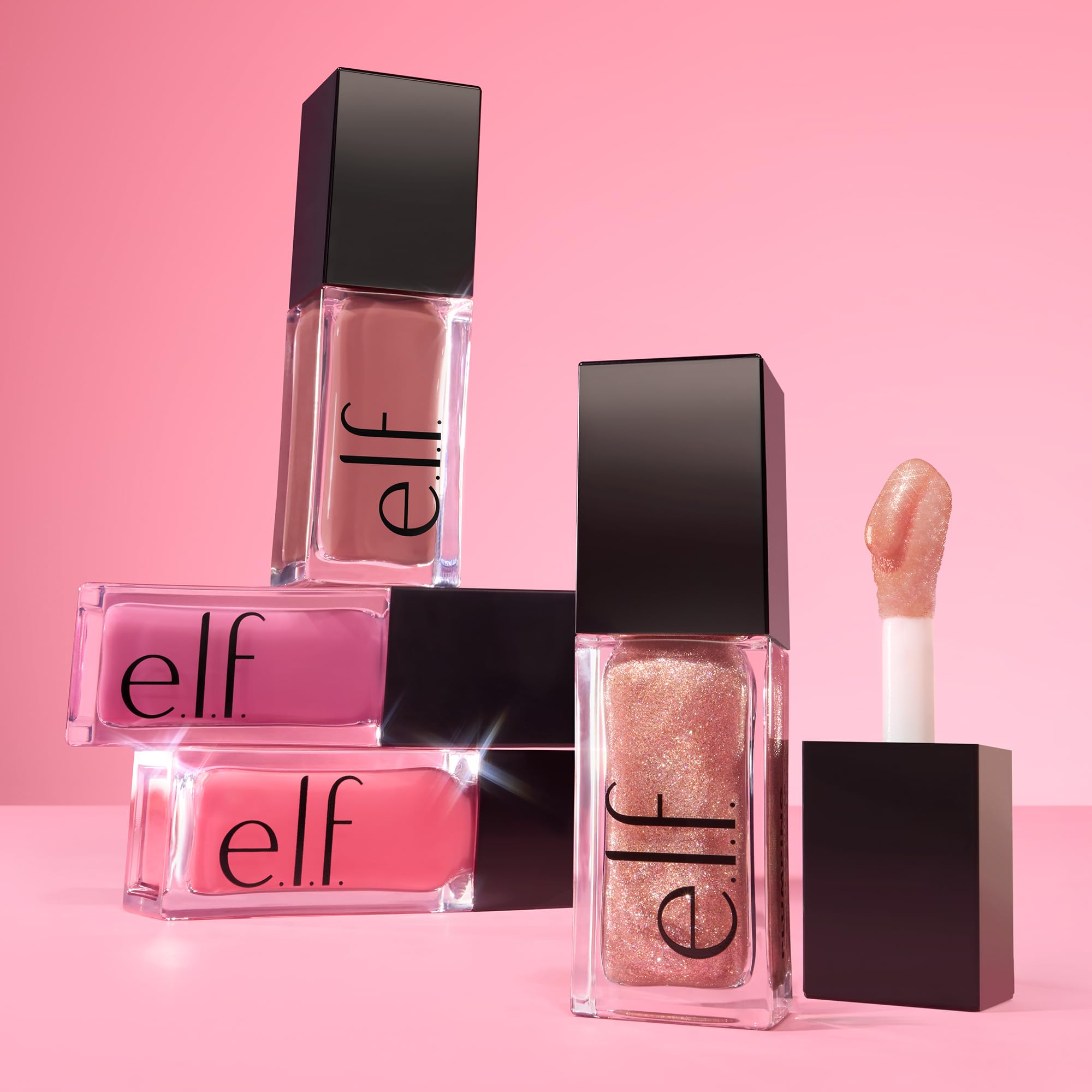 e.l.f. Glow Reviver Plumping Lip Oil Kit with 4 Nourishing Tinted Shades 6