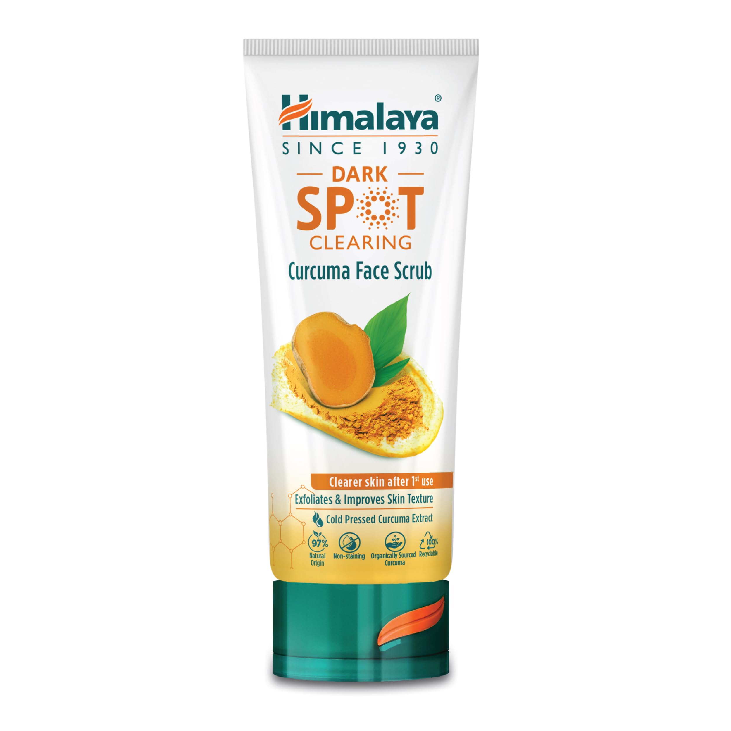Himalaya Dark Spot Clearing Curcuma Face Scrub with Niacinamide & Licorice