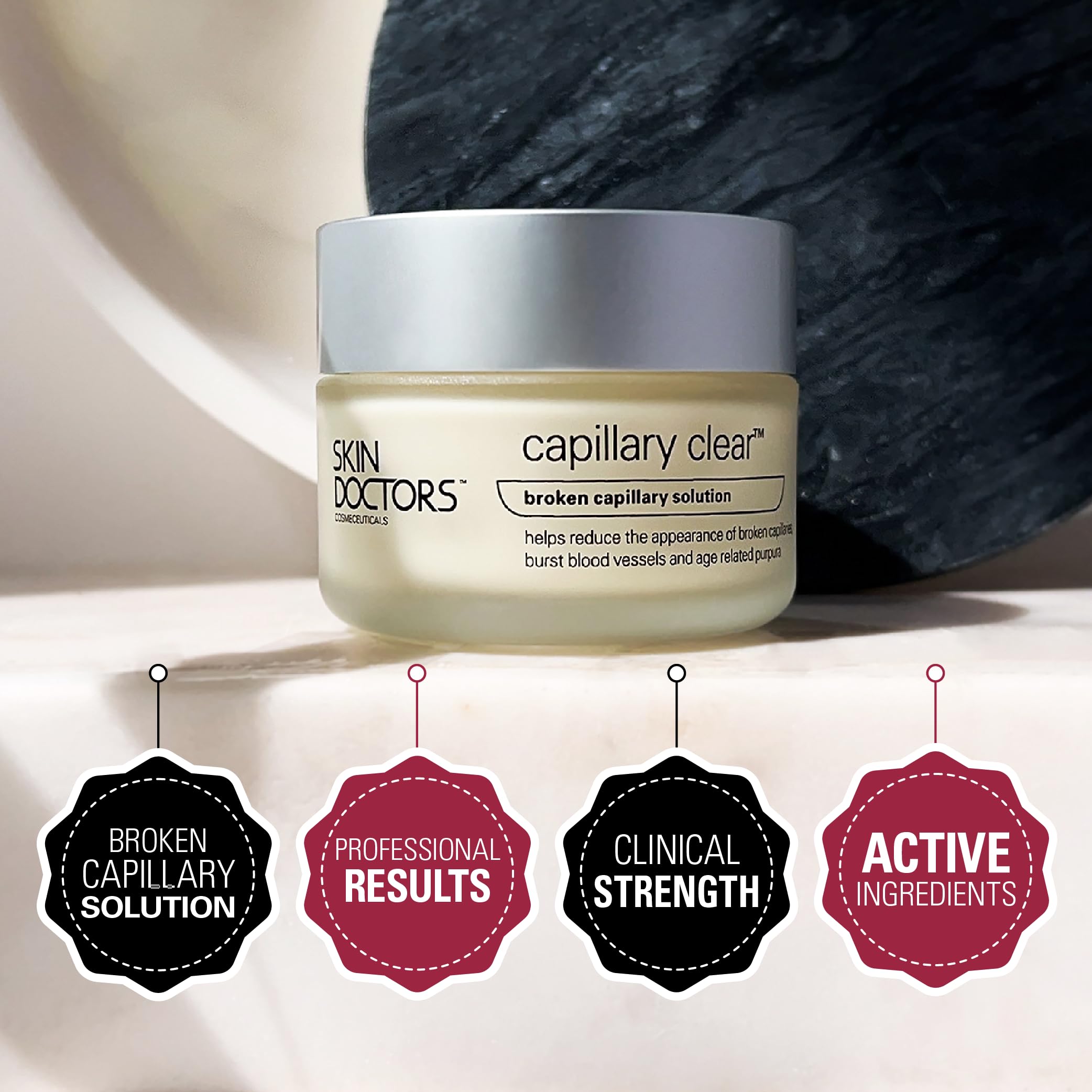 Skin Doctors Capillary Clear Cream for Broken Capillaries, Redness & Blemishes - 50ml 5