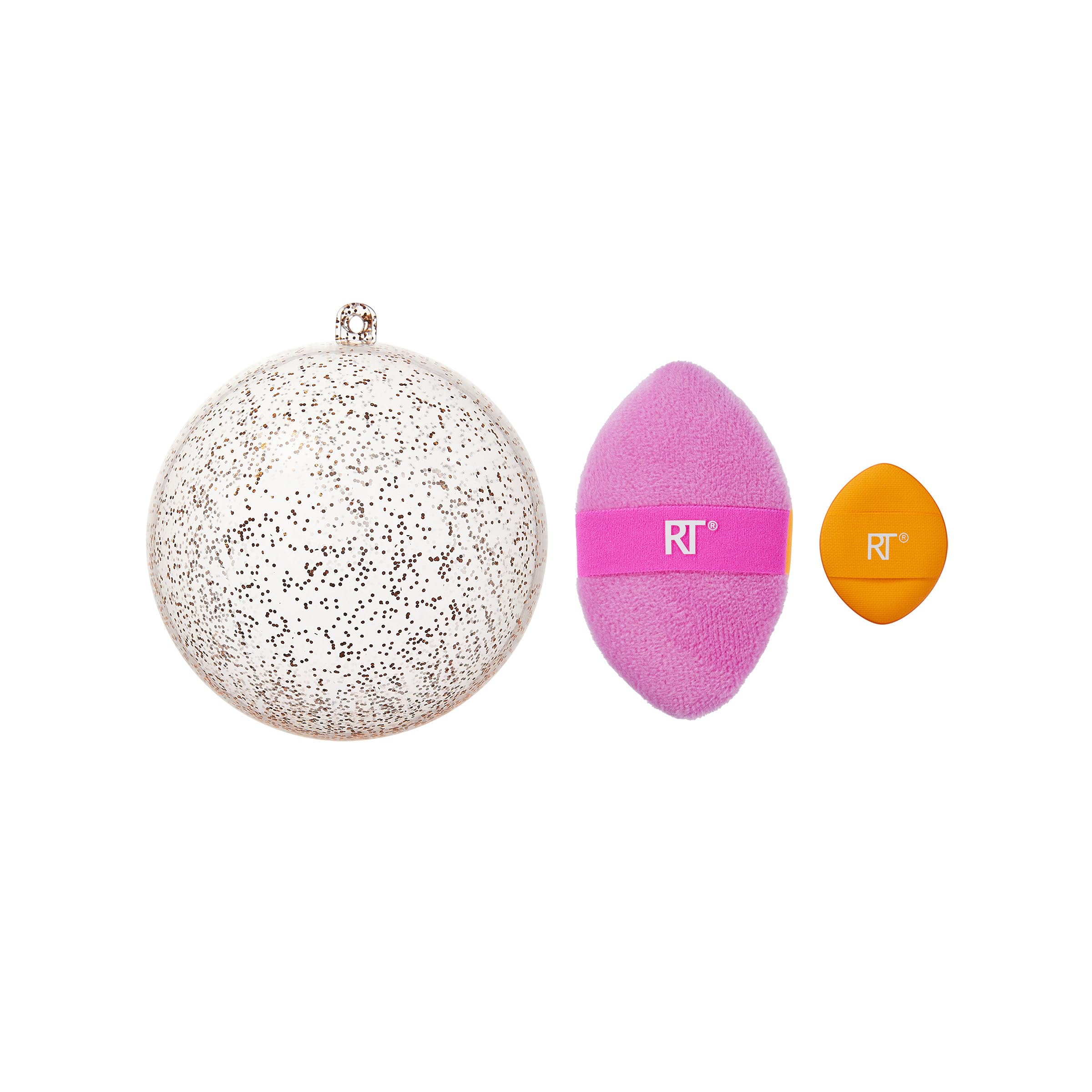 Real Techniques Miracle 2-in-1 Powder Puff & Mini Concealer Puff Set for Precise Coverage 3