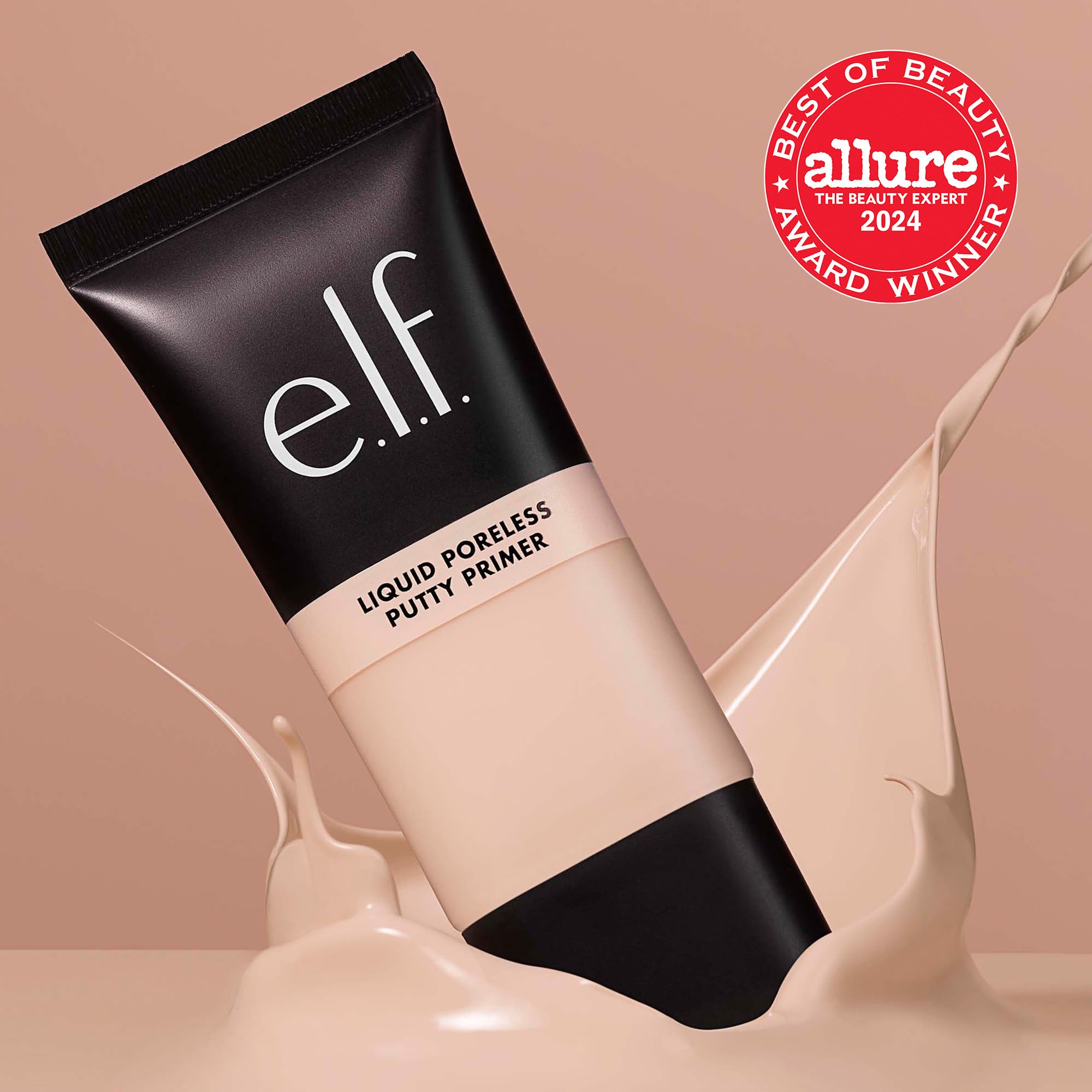 e.l.f. Liquid Poreless Putty Primer with Squalane for Long-Wear, Poreless Finish
