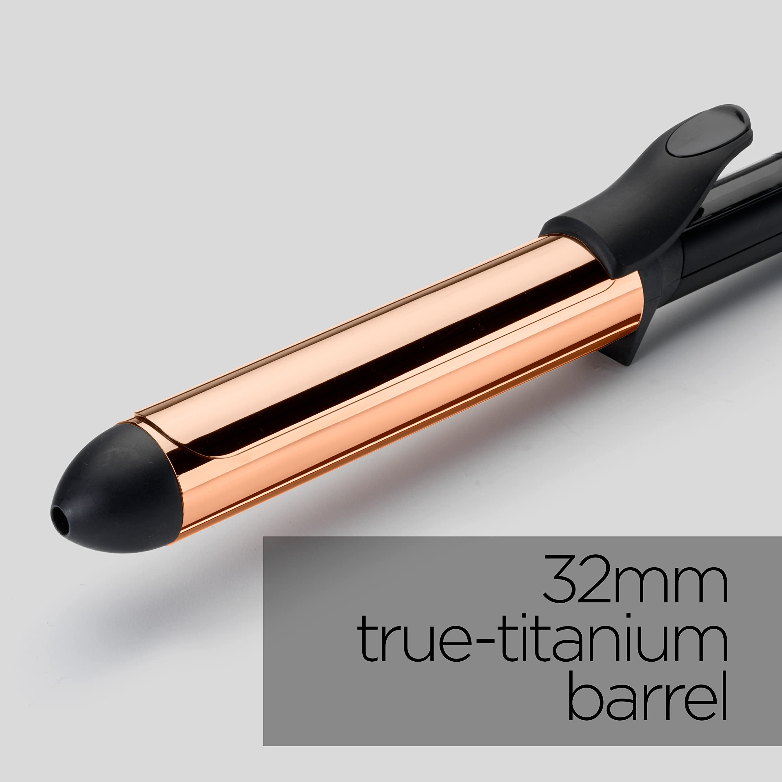 BaByliss Titanium Brilliance Curls – 32-mm-Lockenstab für große Locken und sanfte Wellen, hochwertige Titanbeschichtung, 6 Temperaturstufen bis 210 °C, 2357U 5