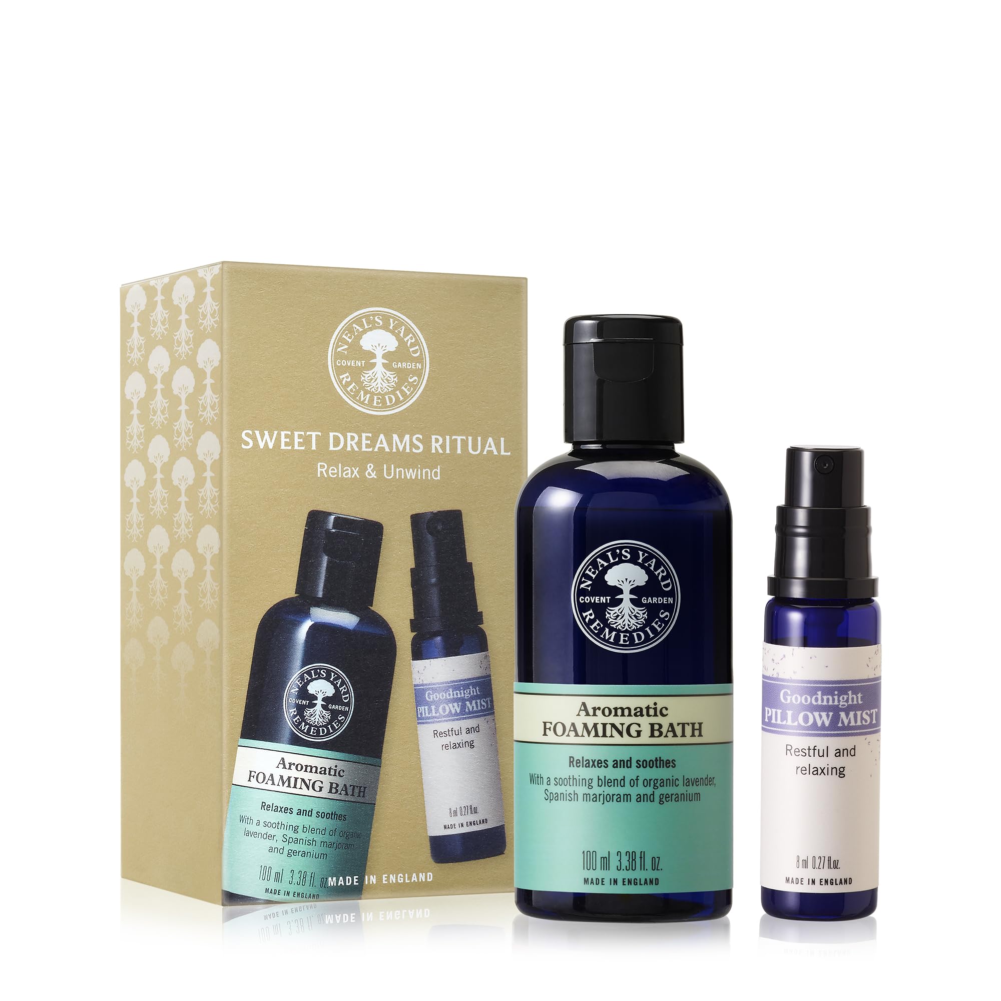 Neal's Yard Remedies Sweet Dreams Ritual Gift Set: Pillow Mist & Foaming Bath