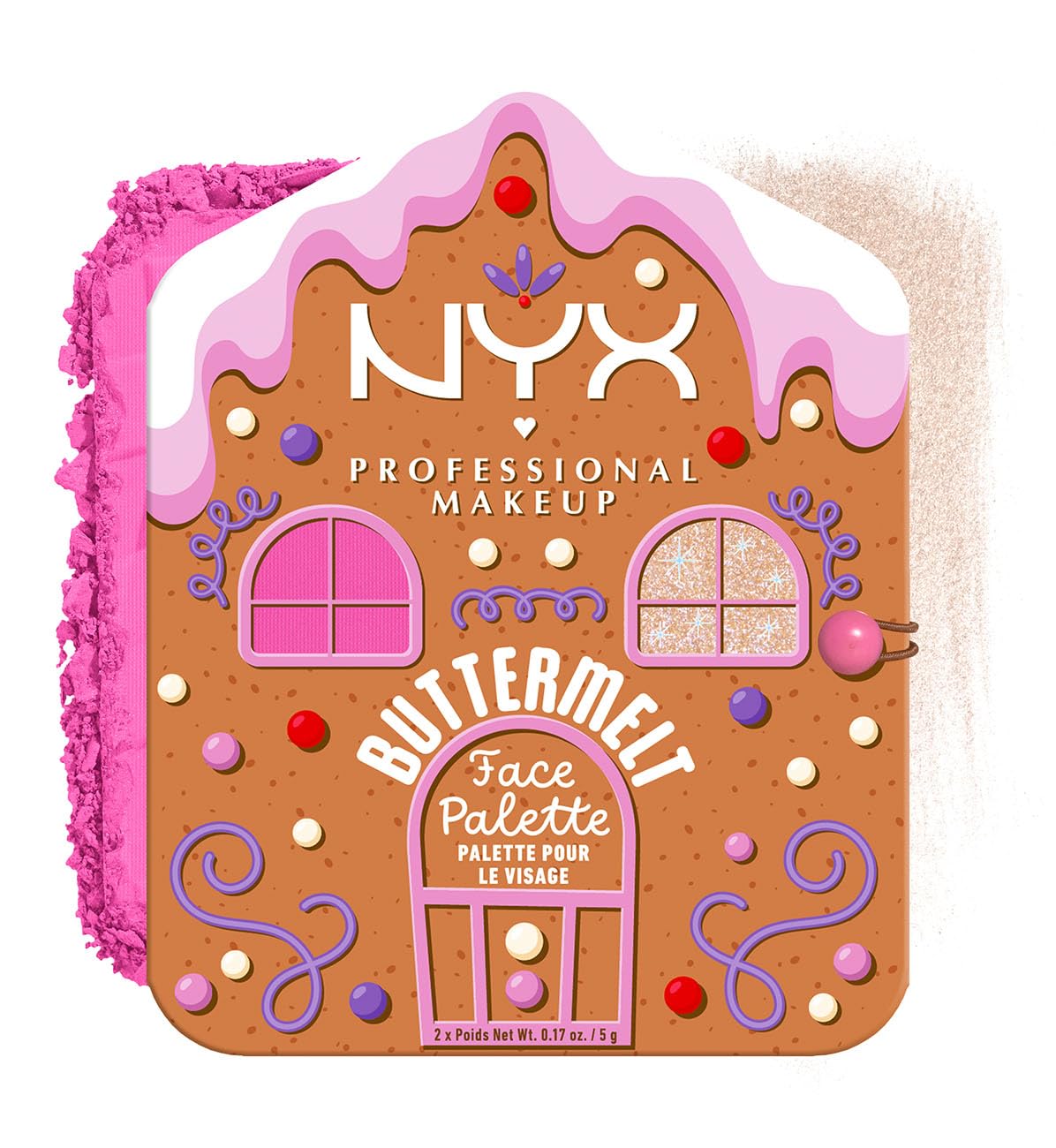 NYX Professional Makeup Buttermelt Face Palette Giftset - Blush & Highlighter Duo 3