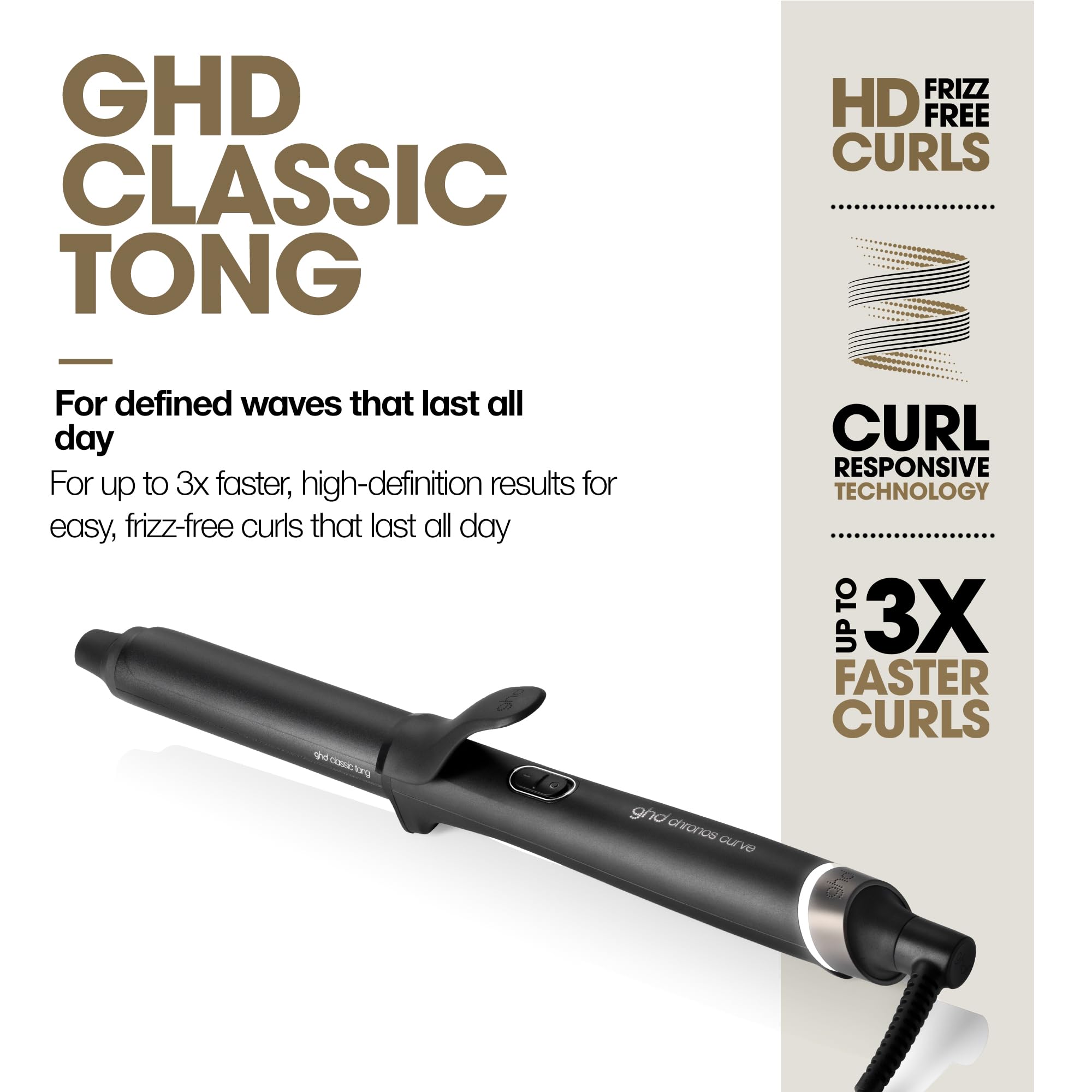 ghd New Chronos Curve Classic Tong - 26mm Hair Curler 3
