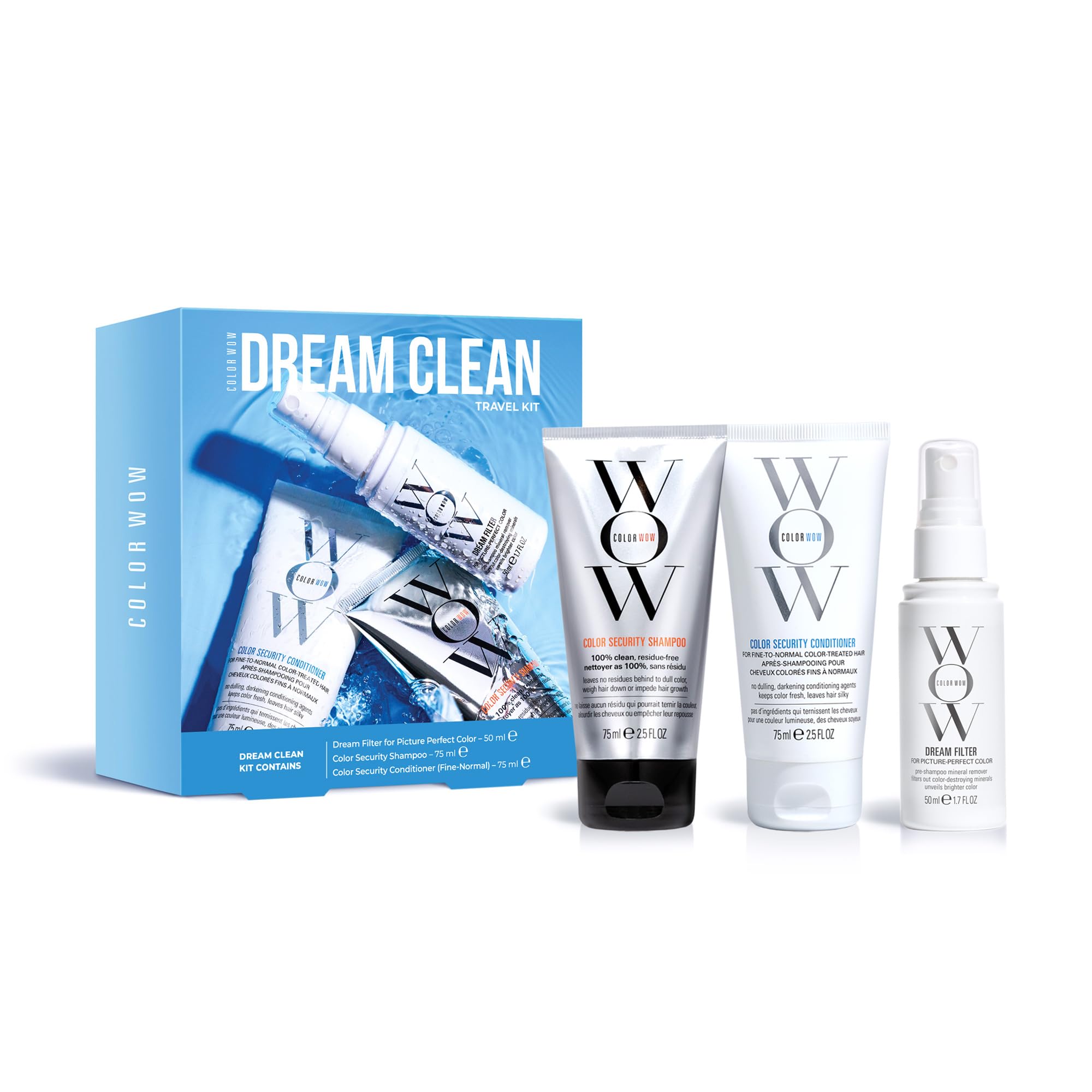 COLOR WOW Dream Clean Travel Kit for Hair Care