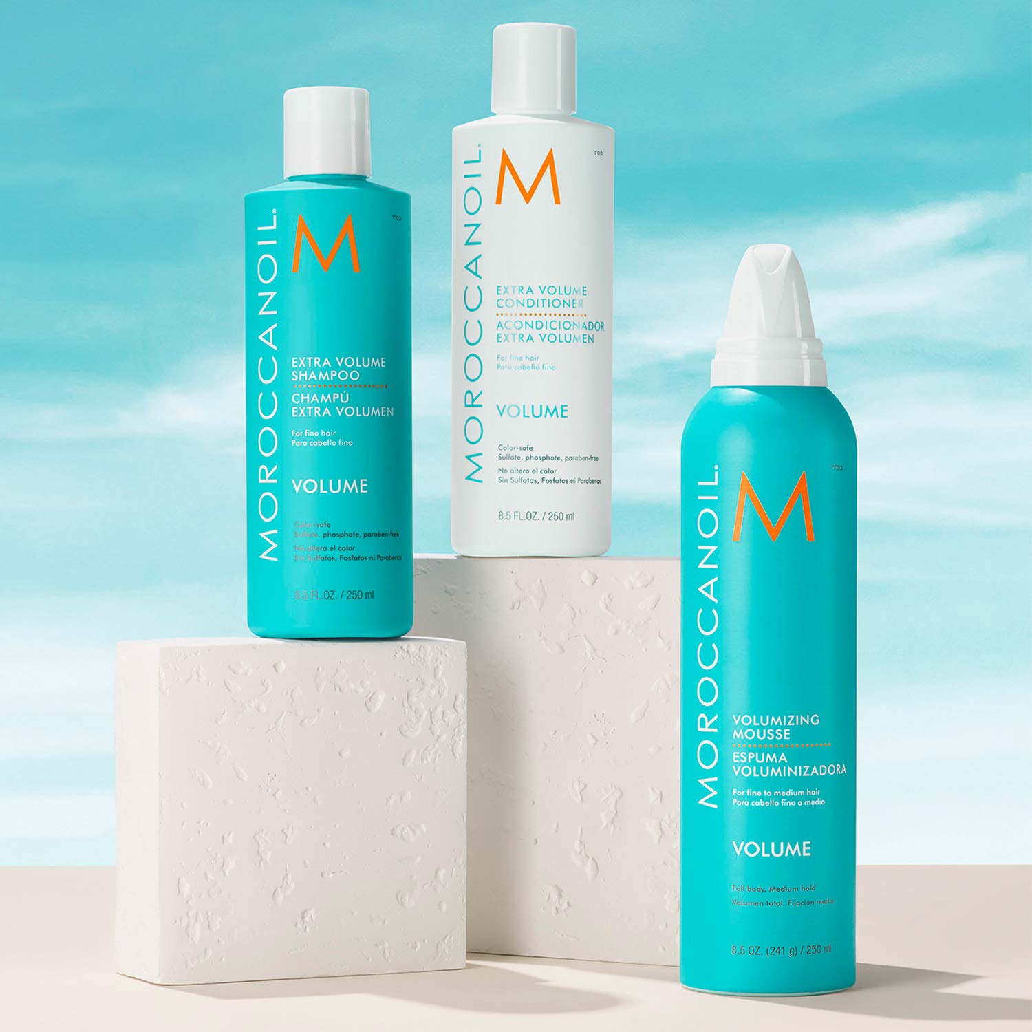 Moroccanoil Volumizing Mousse for Medium to Fine Hair with Argan Oil 4