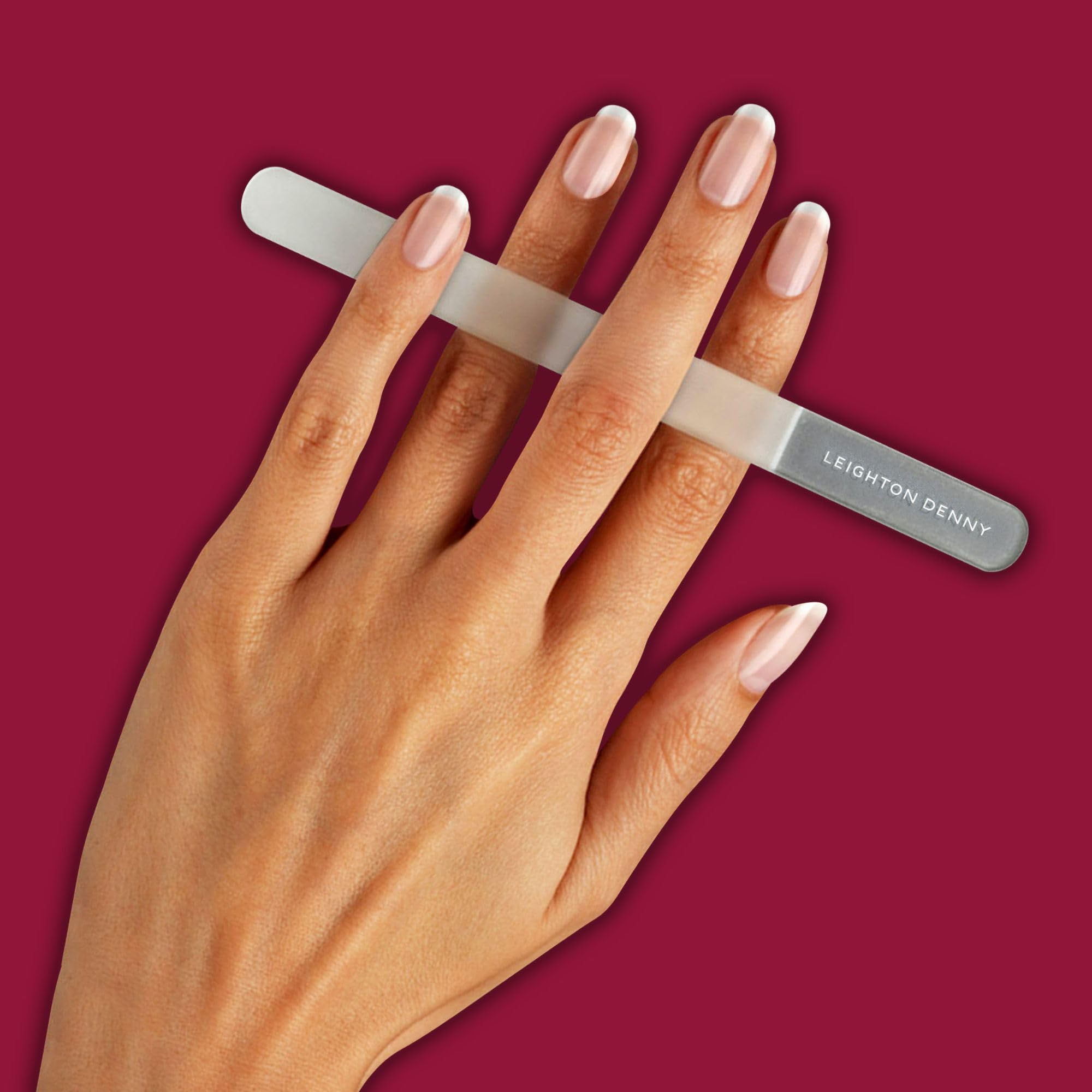 LEIGHTON DENNY Shape & Shine Duo: Crystal Nail File & 3-in-1 Buffer Set 8