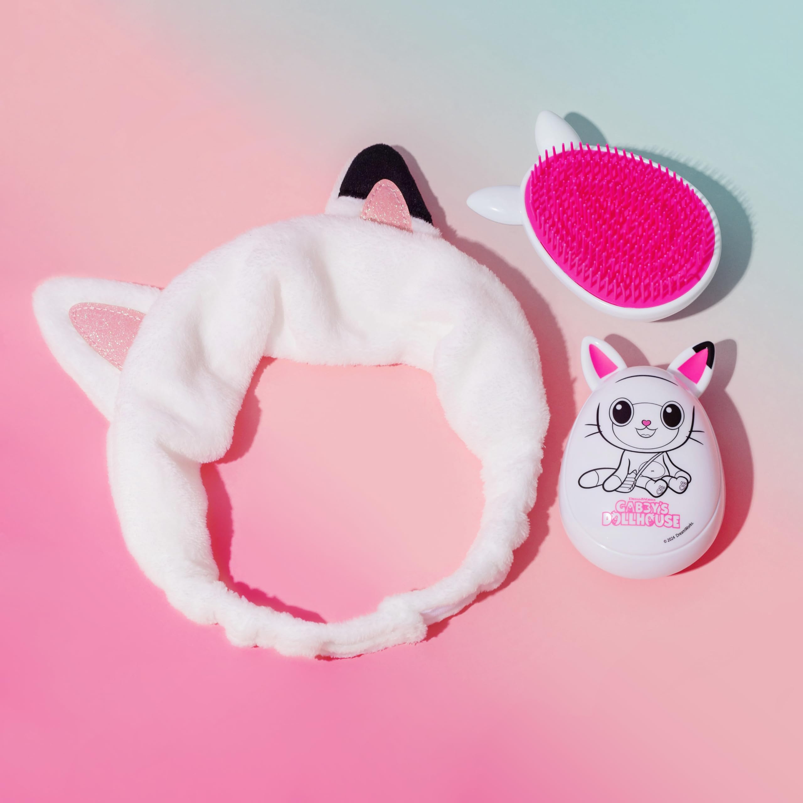 DREAMWORKS GABBY'S DOLLHOUSE Children's Headband & Detangler Gift Set 6