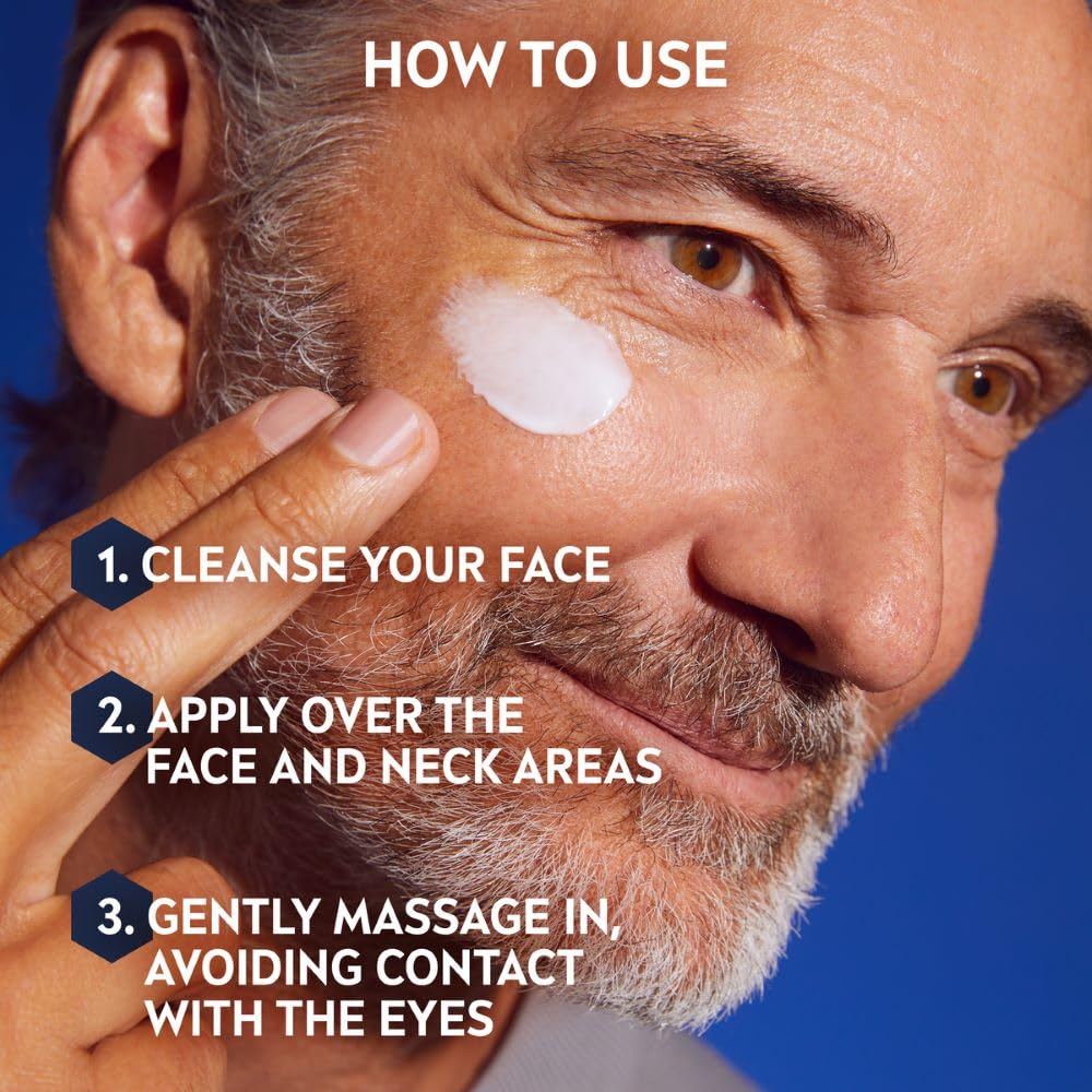 NIVEA MEN Anti-Age Hyaluron SPF15 Moisturising Cream for Wrinkle Reduction & Firming (50ml) 5