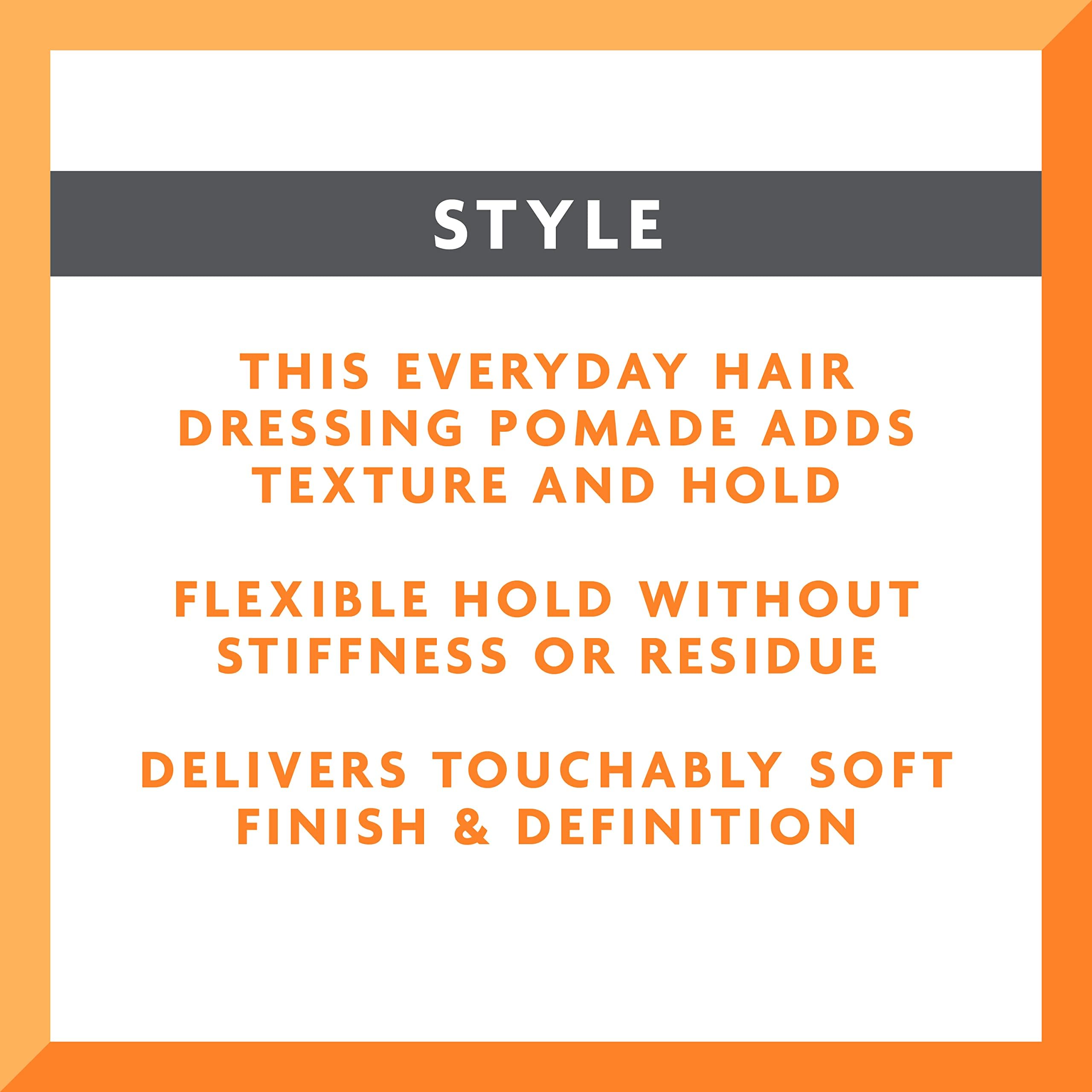 Cantu Men's Styling Cream Pomade for Soft, Defined Curls 227g 6