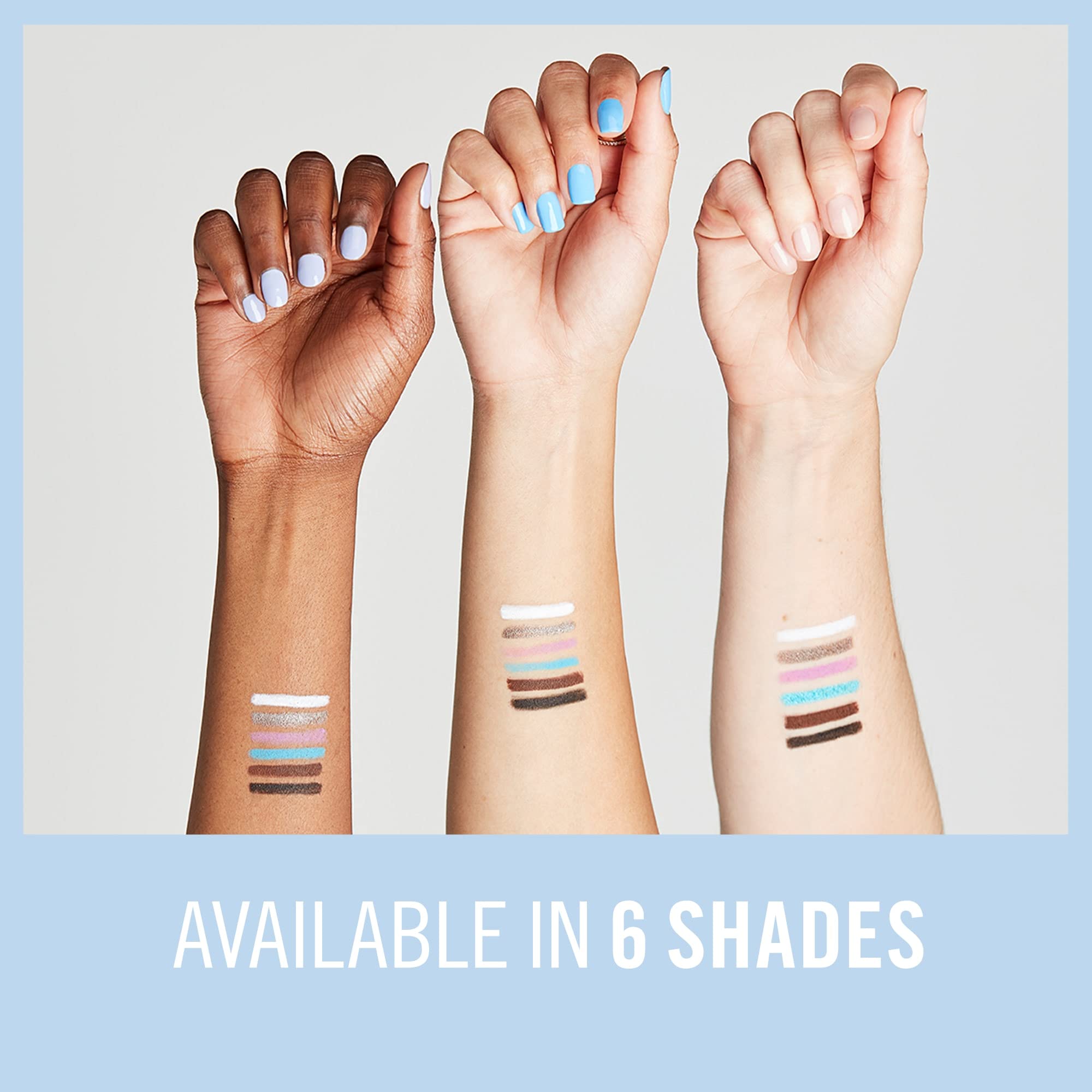 Rimmel Kind and Free Eyeliner Pencil, 006 Anime Blue, Vegan & Clean Formula 6