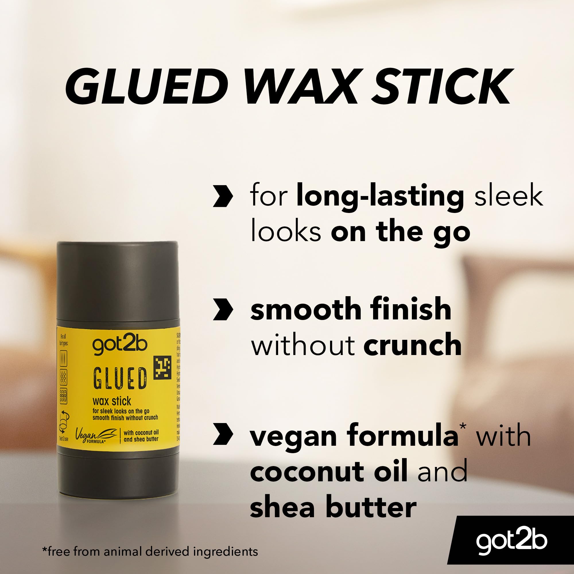 got2b Glued Wax Stick 50g for Long-Lasting Sleek Hair Styling