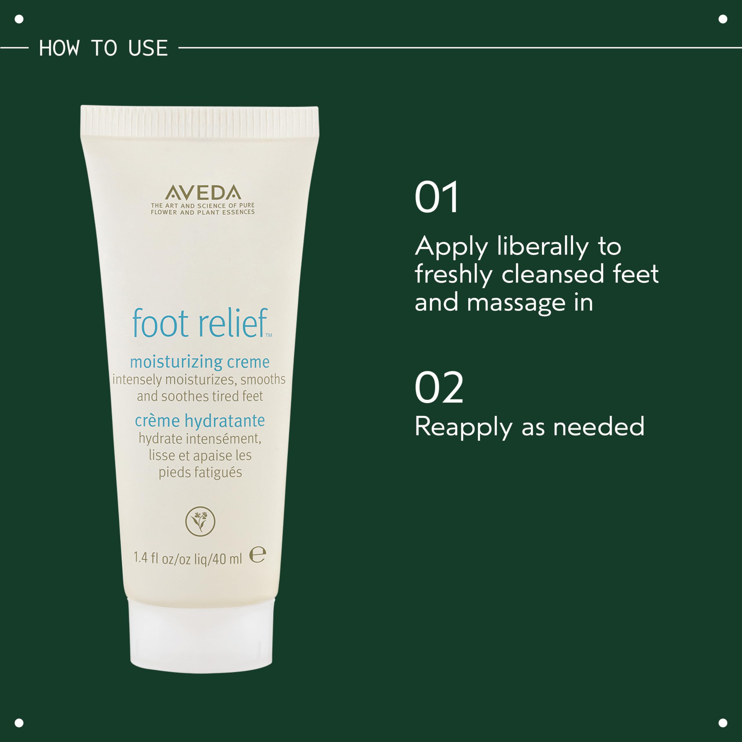 Aveda Foot Relief Crème for Moisturizing and Improving Foot Texture 5