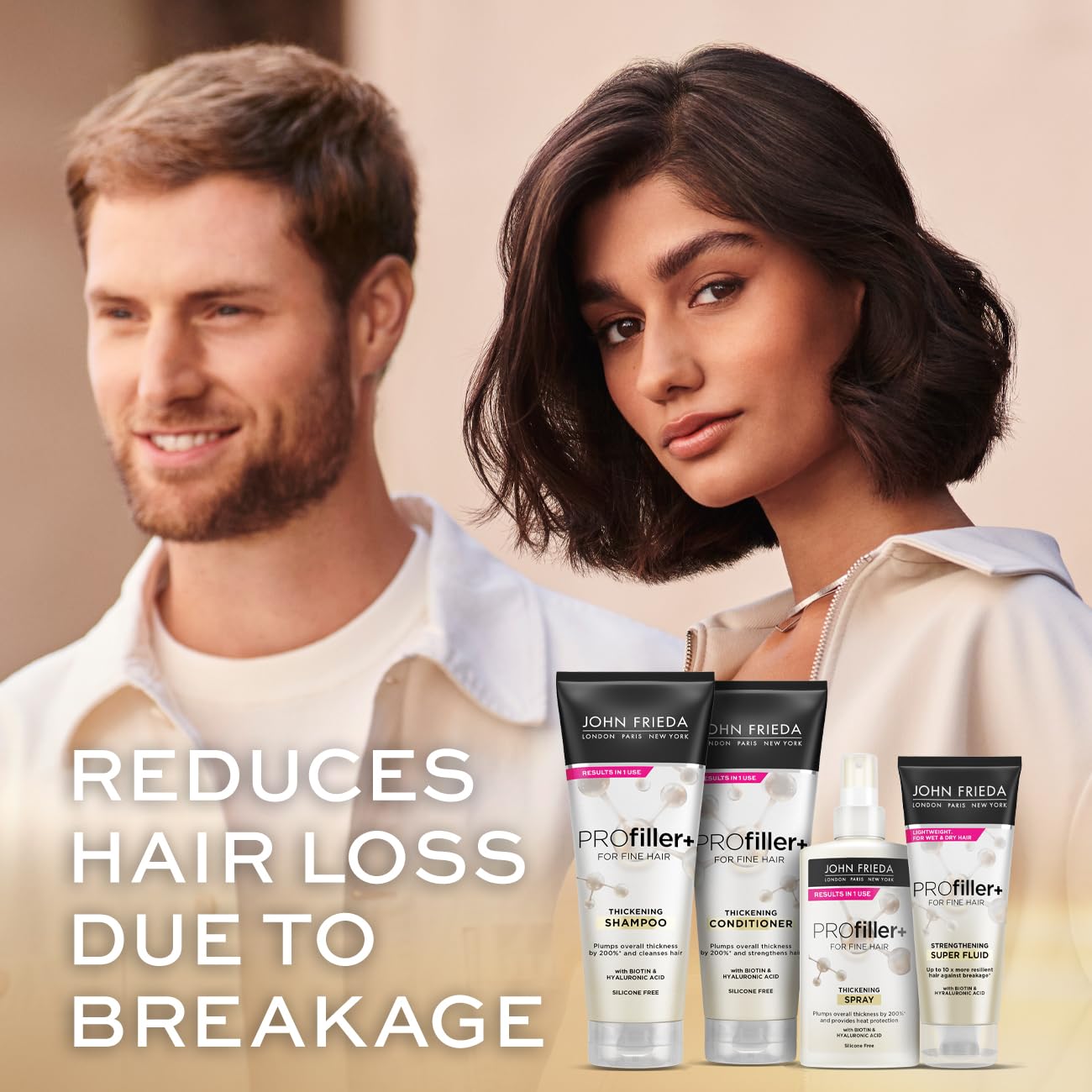 John Frieda PROfiller+ Verdickende Spülung für dünnes, feines Haar, 250 ml 3