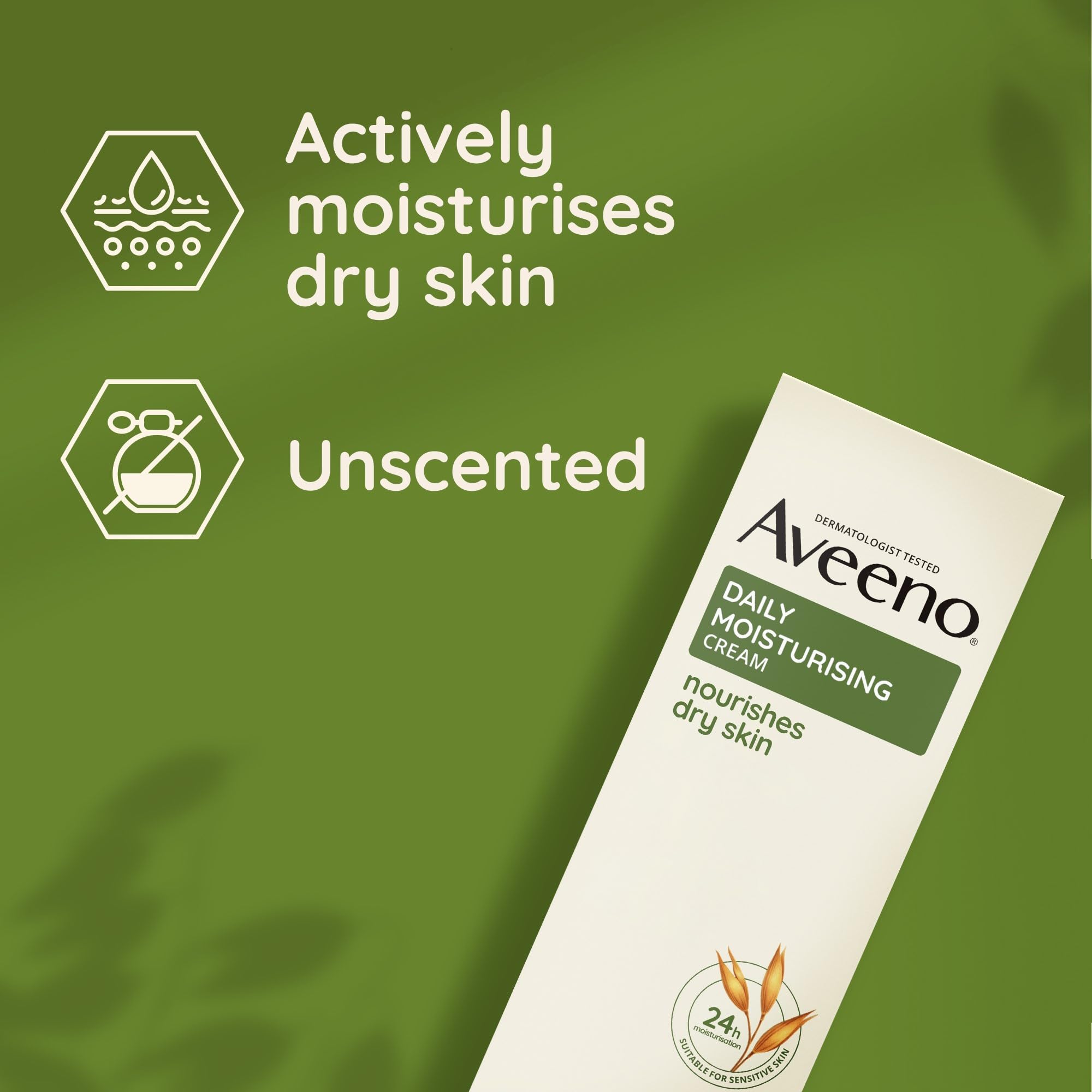 Aveeno Moisturising Cream 100ml: Nourishing Body Lotion with Colloidal Oatmeal for Dry Sensitive Skin 4