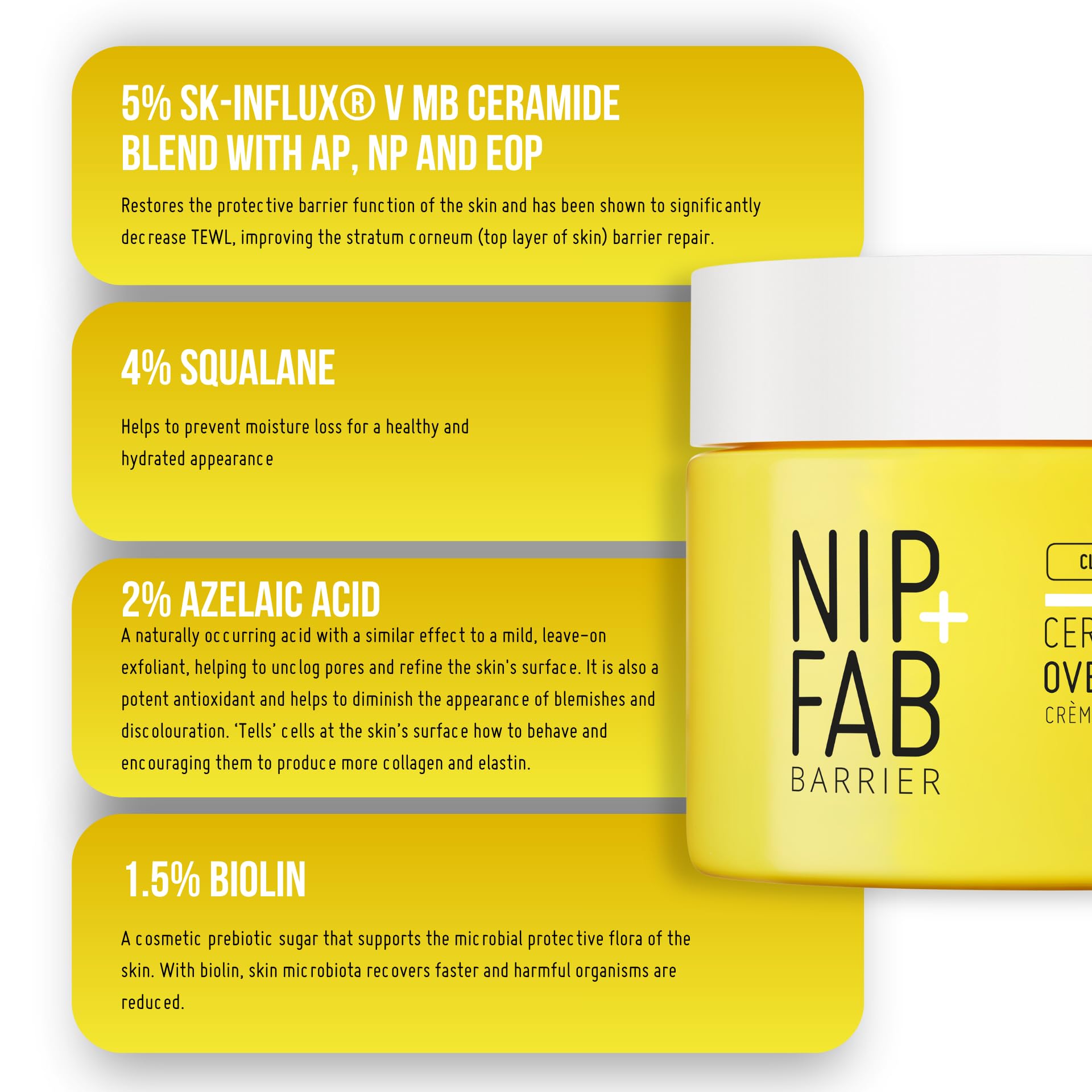 NIP + FAB Ceramide Fix Overnight Repair Cream 12% – Intensive Nachtpflege 4