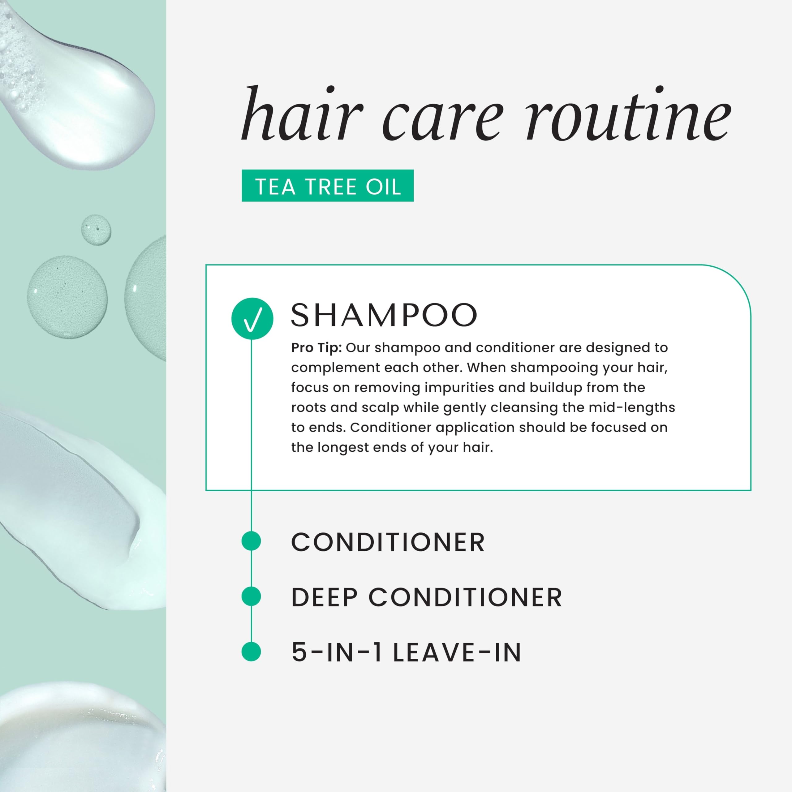 HASK Invigorating Tea Tree Oil Shampoo for All Hair Types, Thickening and Soothing 8