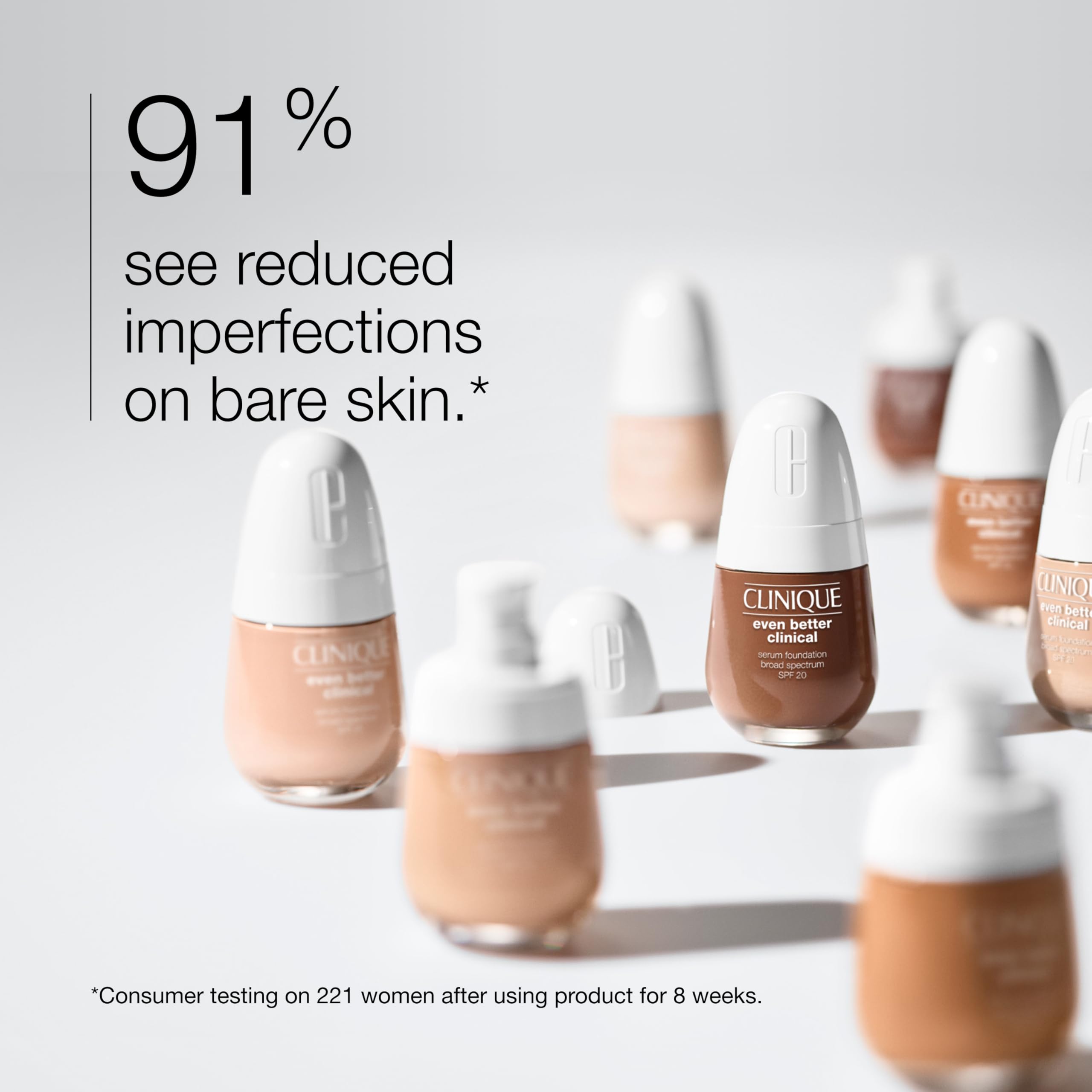 Clinique Even Better Clinical Serum Foundation SPF 20 - Full Coverage, Satin Matte Finish