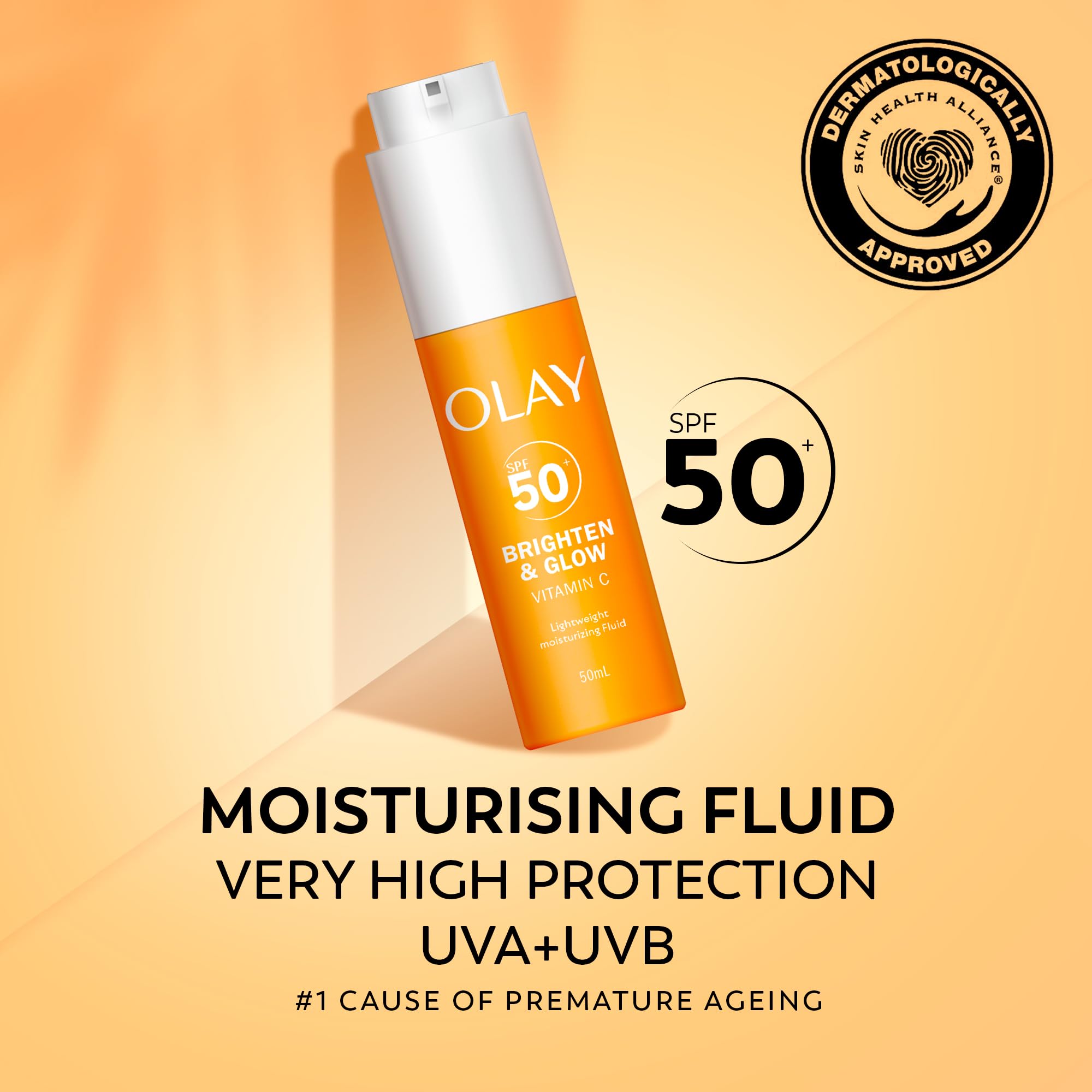 Olay Vitamin C SPF50 Fluid for 24H Hydration & Dark Spot Reduction 3