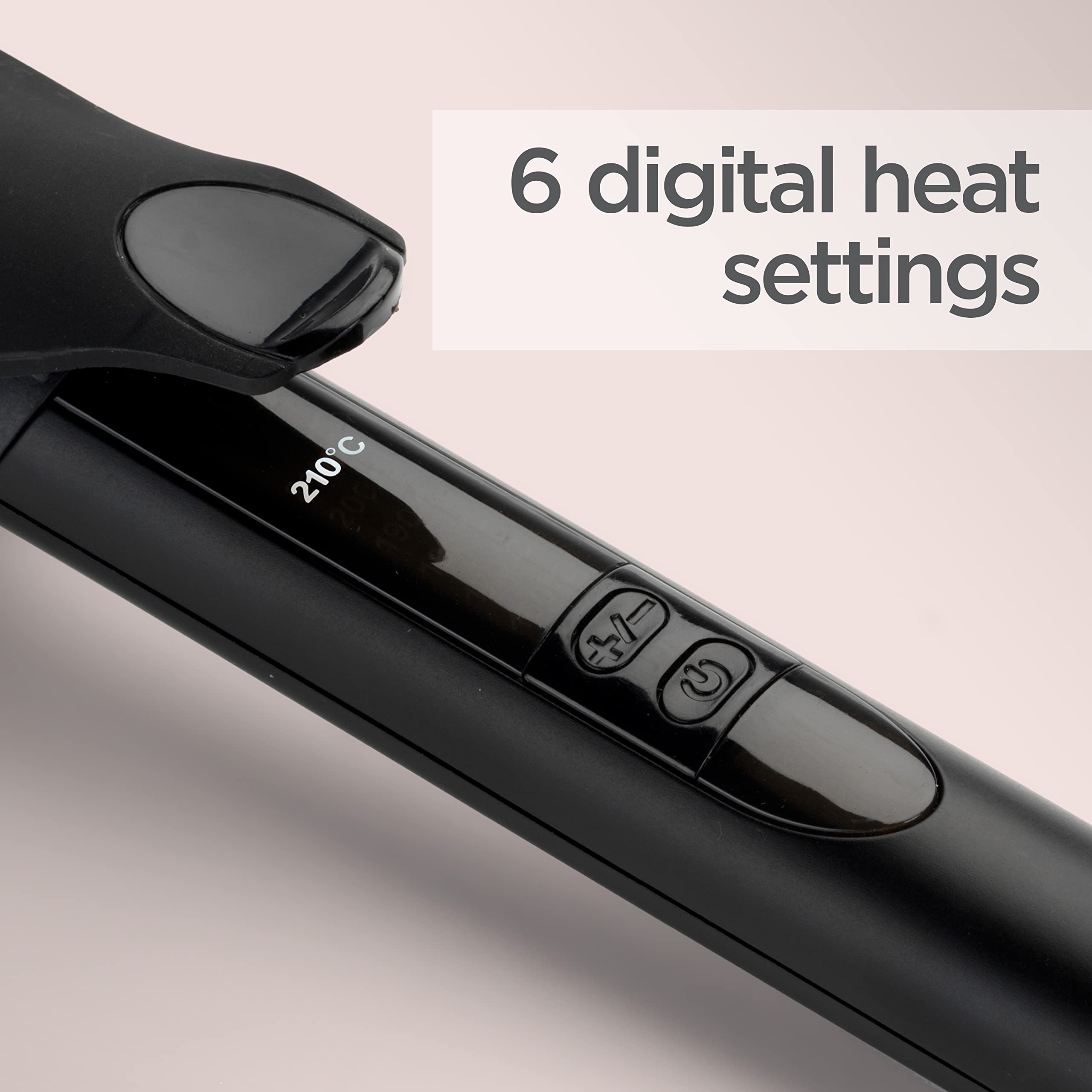 BaByliss Rosenquarz Lockenstab, 38 Millimeter - Lockenstab für natürliche Wellen 6