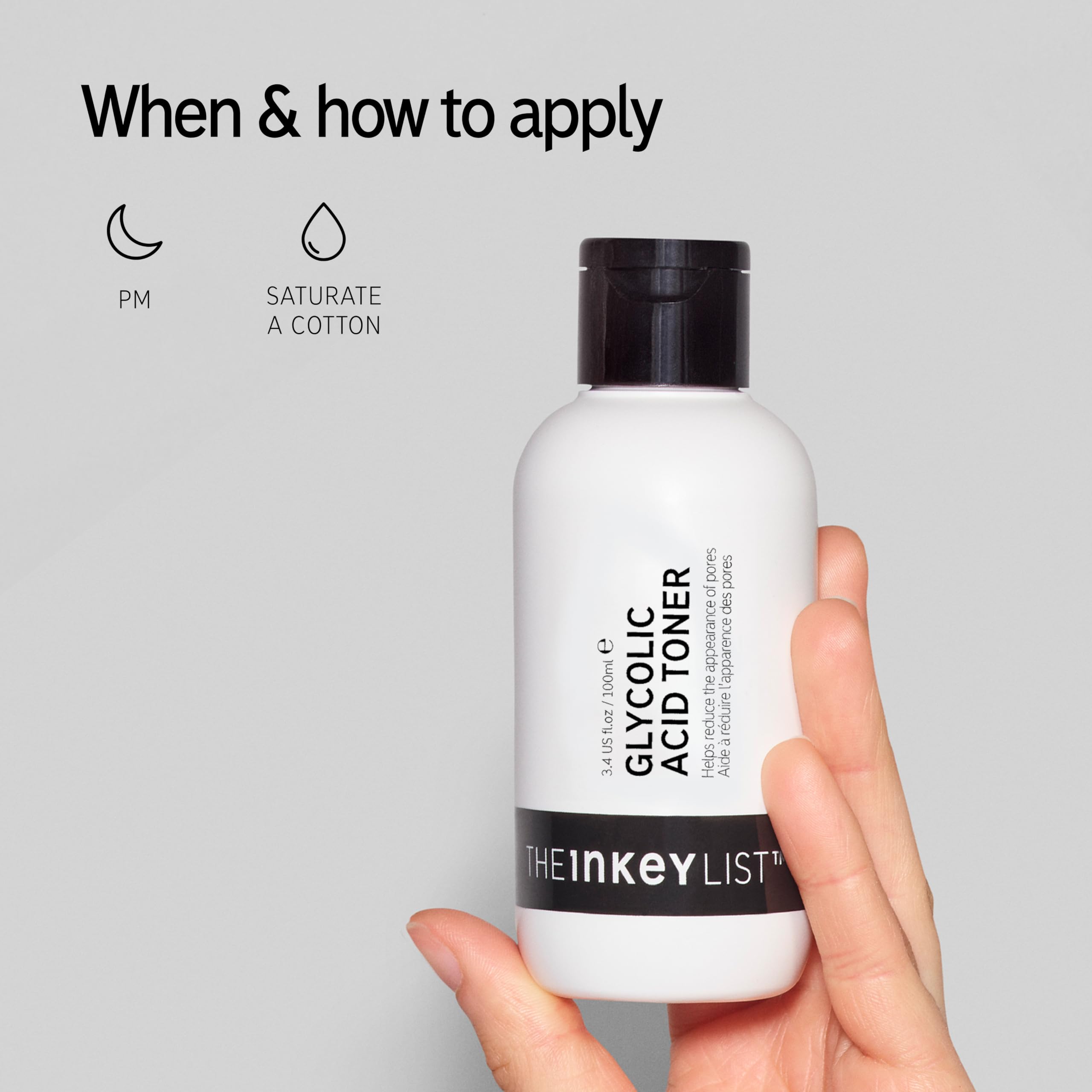 The INKEY List 10% Glycolic Acid Toner with Witch Hazel for Pores and Fine Lines, 100ml 4
