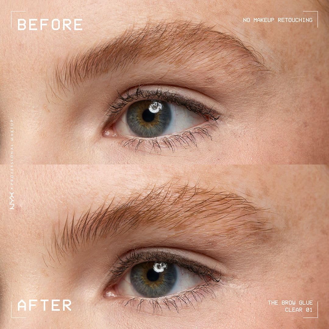 NYX Professional Makeup The Brow Glue Instant Brow Styler for Laminated Brow Look 7