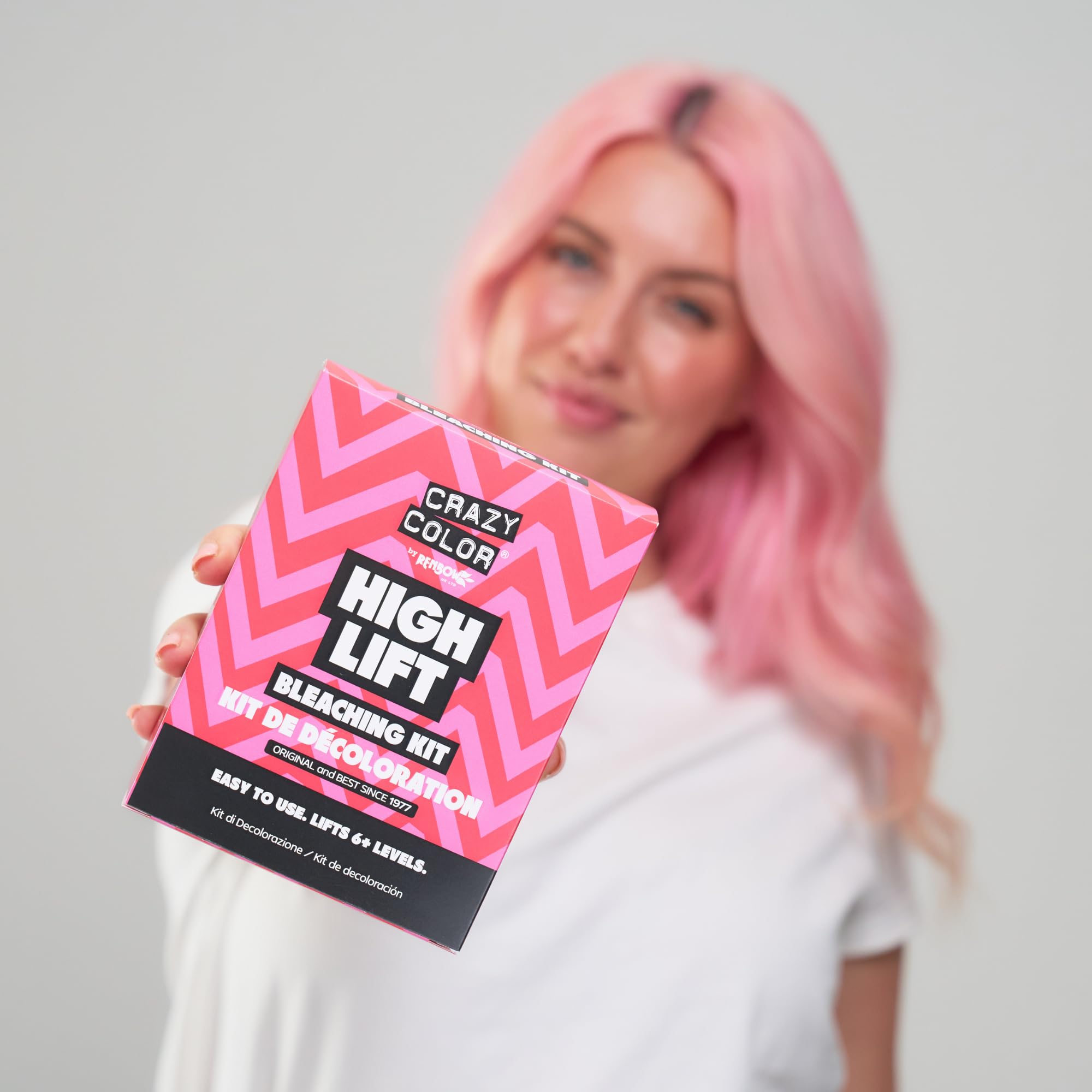 Crazy Color High Lift Bleaching Kit with 30 Vol (9%) Developer & Tools 8