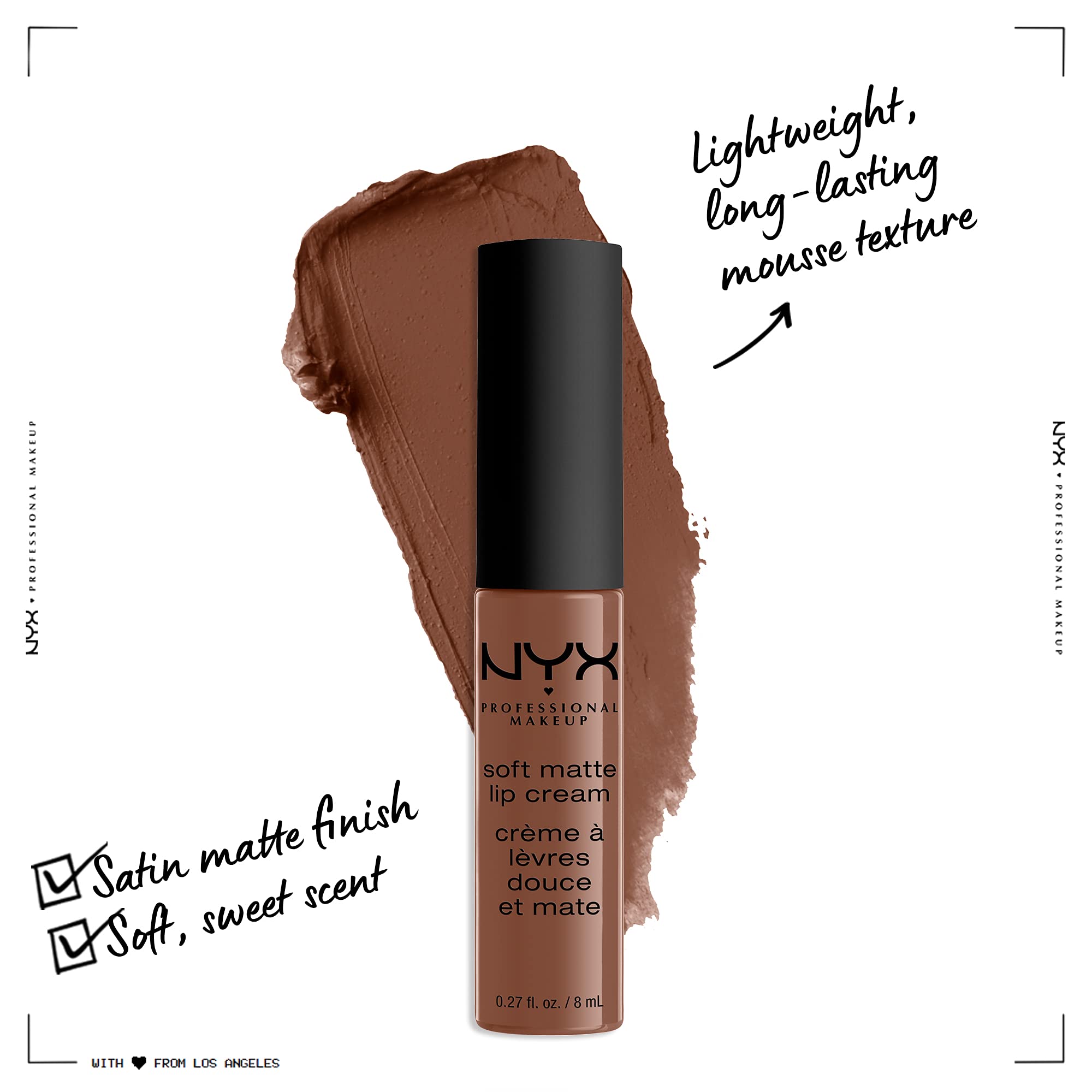 NYX Professional Makeup Soft Matte Lip Cream - Berlin (Vegan, Long Lasting)