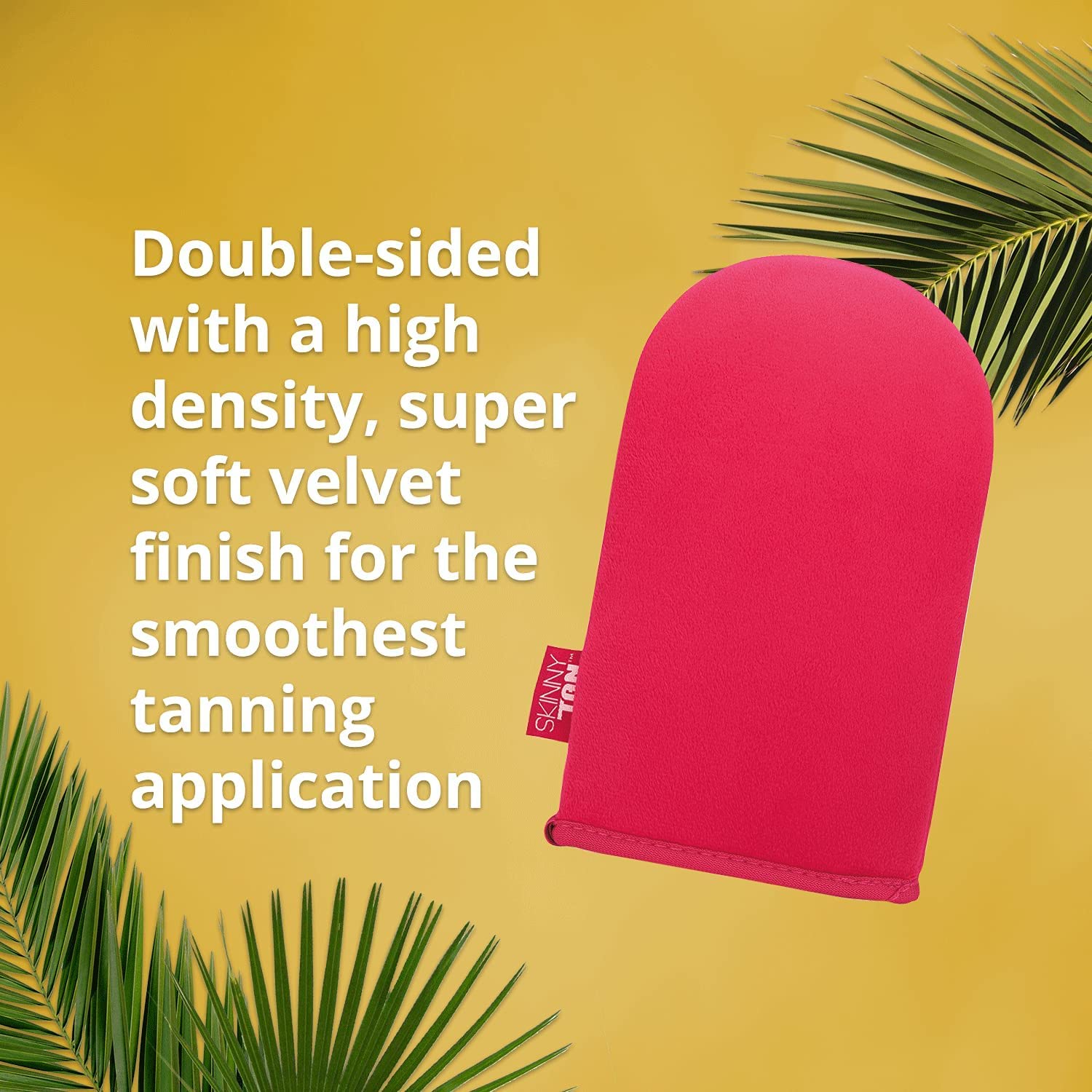 Skinny Tan Dual Use Double Sided Luxury Fake Tan Mitt Applicator for Streak-Free Glow 6