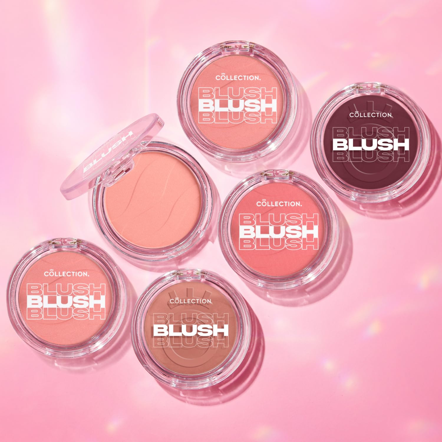 Collection Soft Glow Powder Blusher in Passion - Rich Rosewood Cheek Makeup 3.5g 5