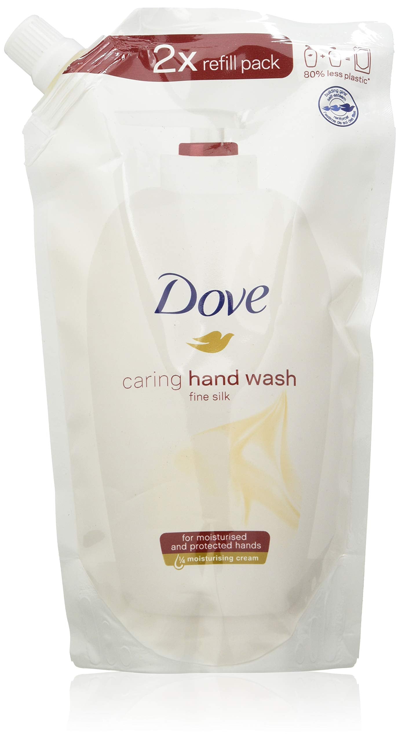 Dove Fine Silk Caring Liquid Hand Wash with ¼ Moisturising Cream for Expert Care