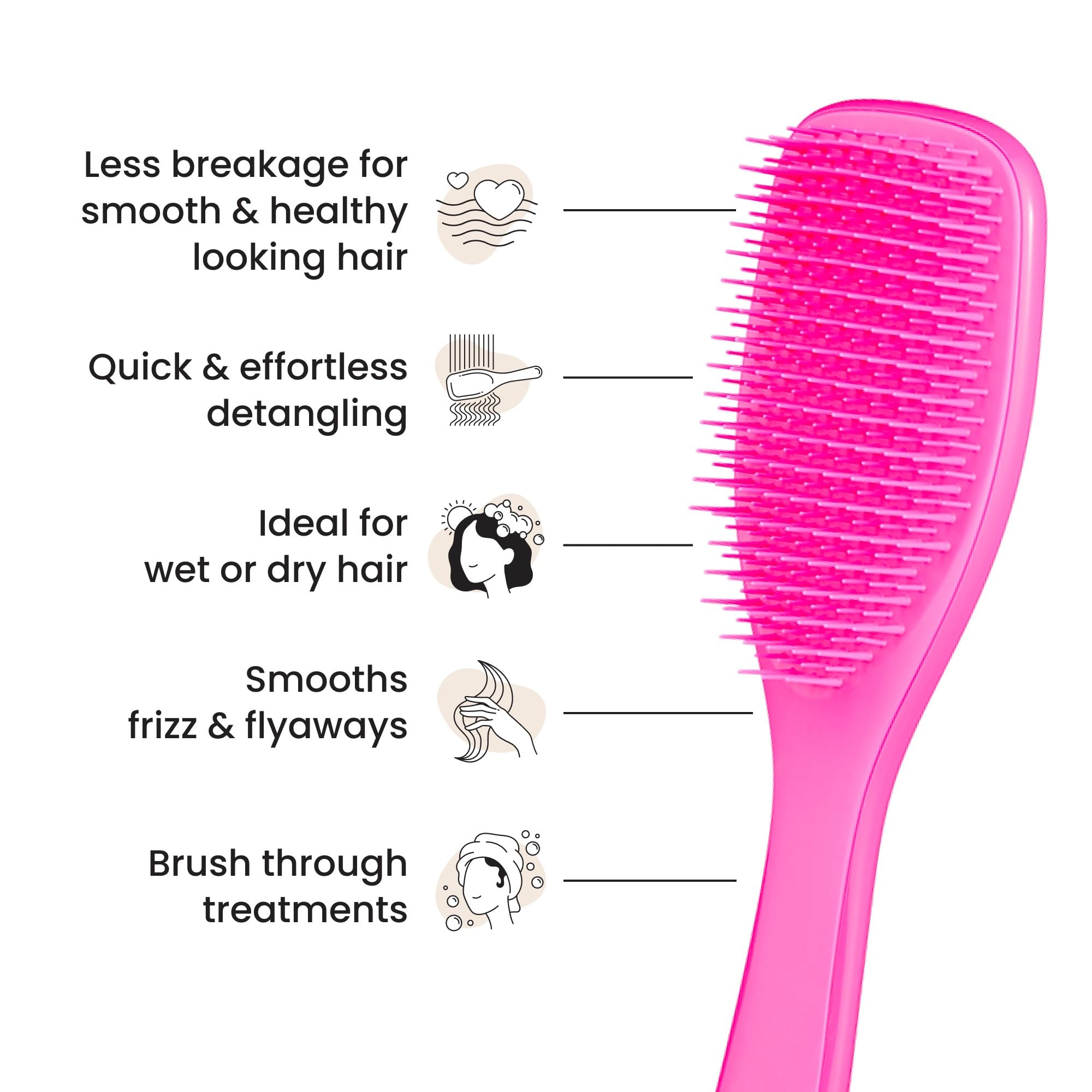 Tangle Teezer Ultimate Detangler Hairbrush for Wet & Dry Hair 4