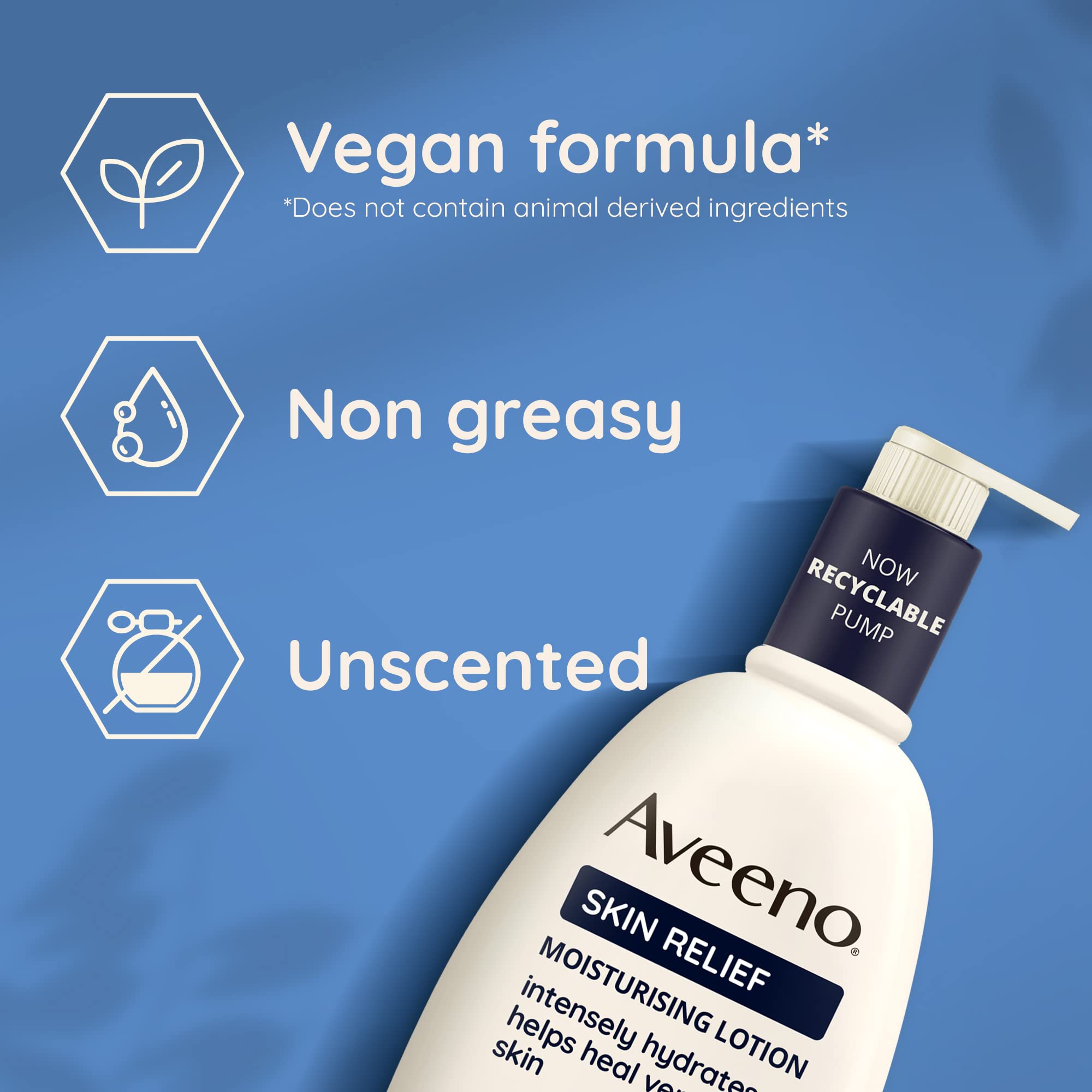 Aveeno Skin Relief Moisturising Lotion with Soothing Triple Oat Complex & Shea Butter 500ml 4